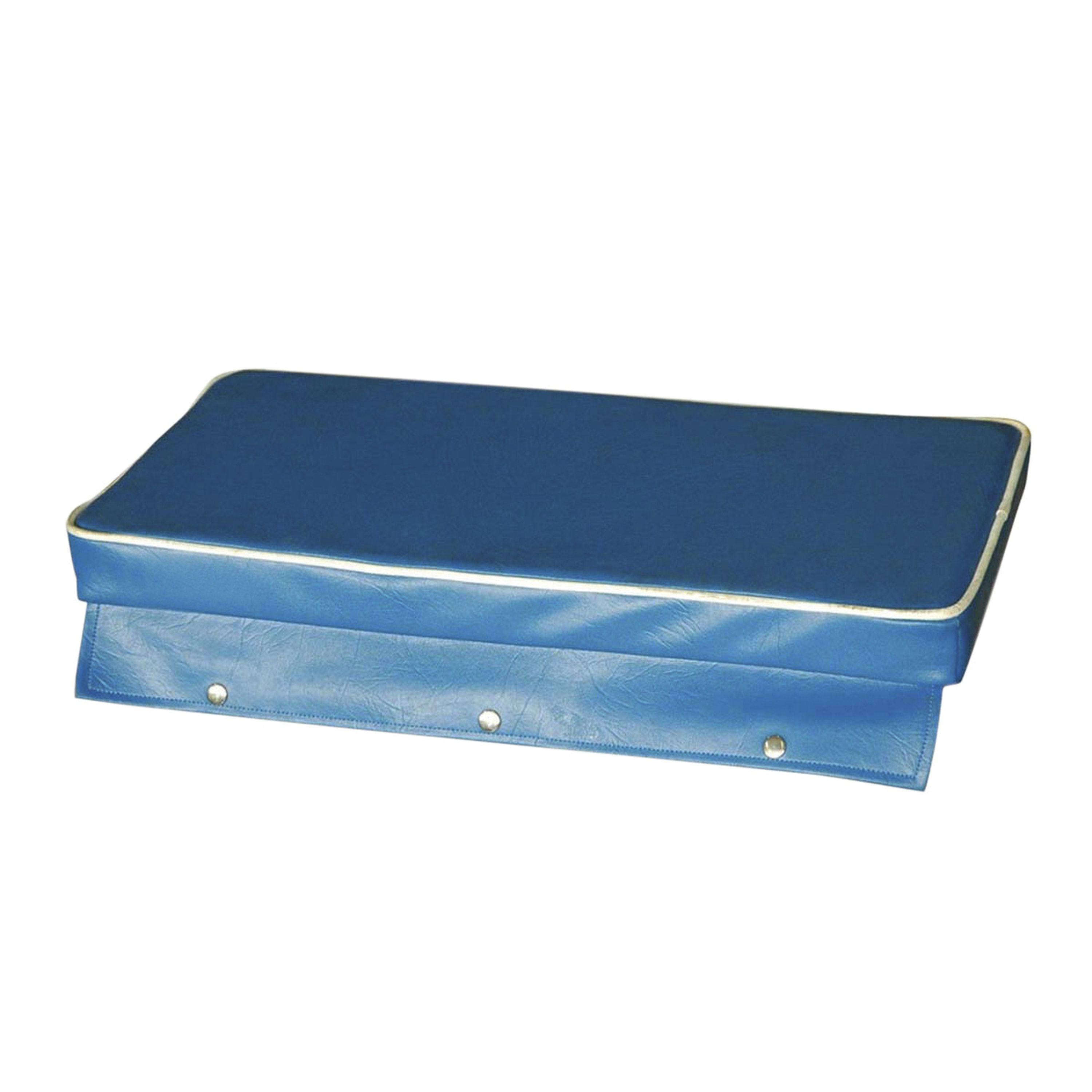 Boat Cushion - 1200 x 300mm Royal Blue with Snap Flaps