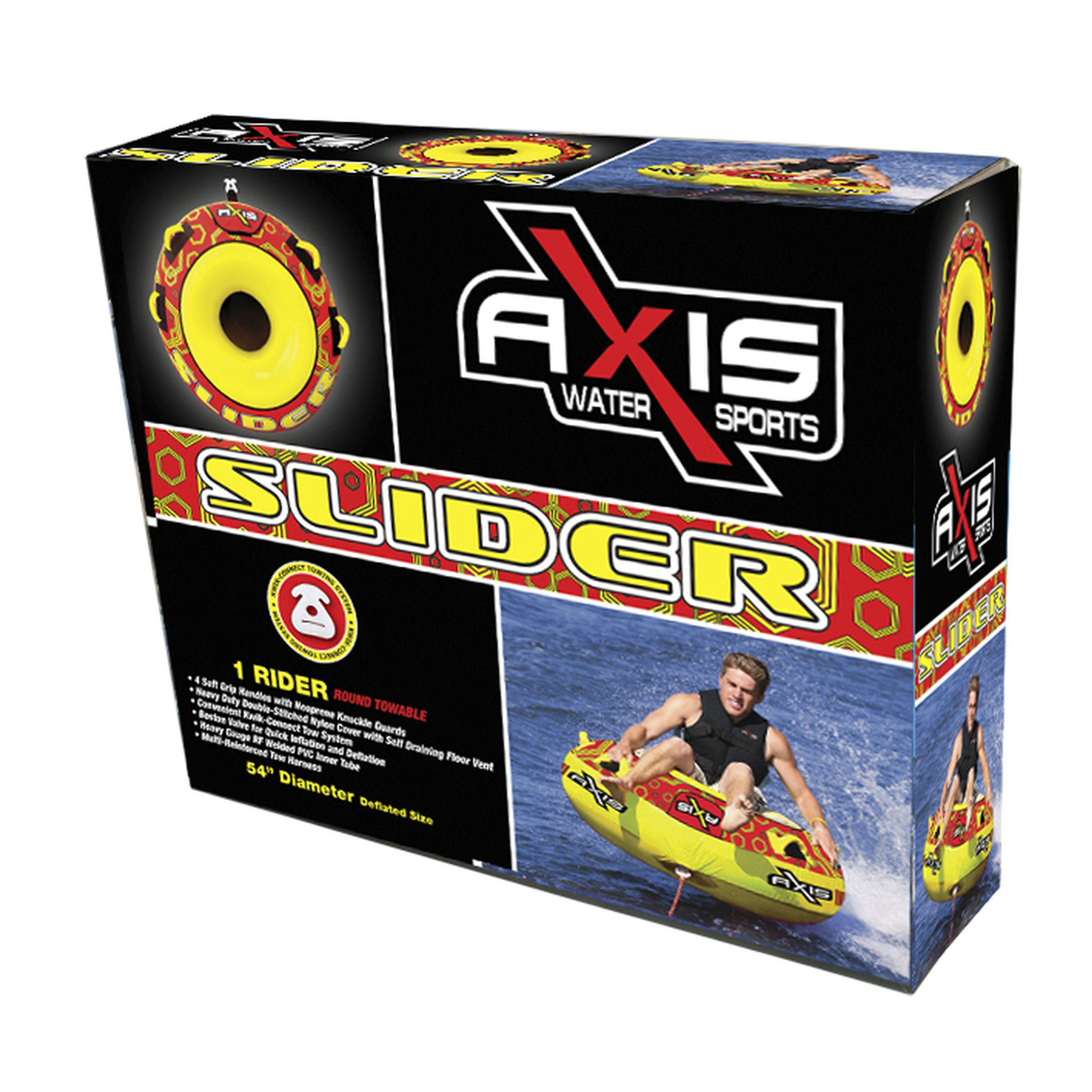 Axis Slider Single 54 Inch Sit In Ski Tube for 1 Person