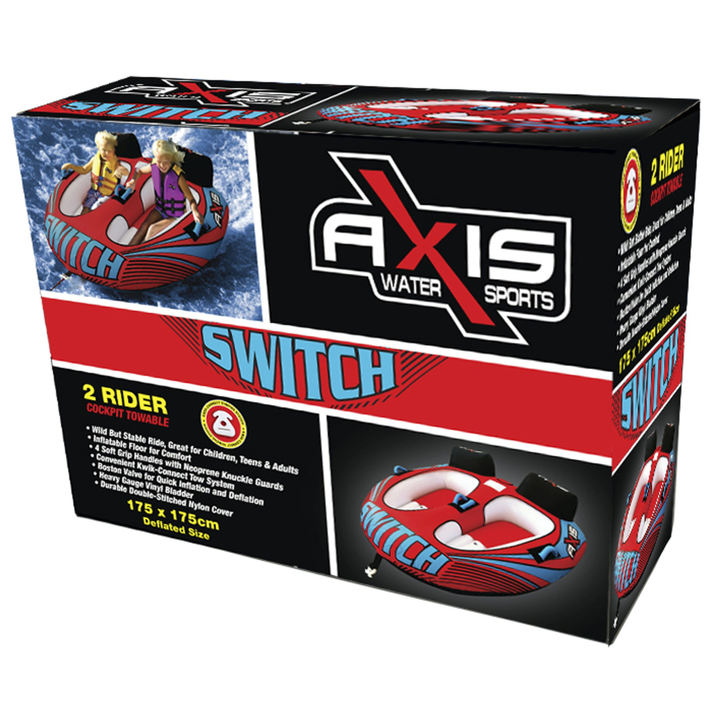 Axis Double Sit In Ski Tube for 1-2 Persons