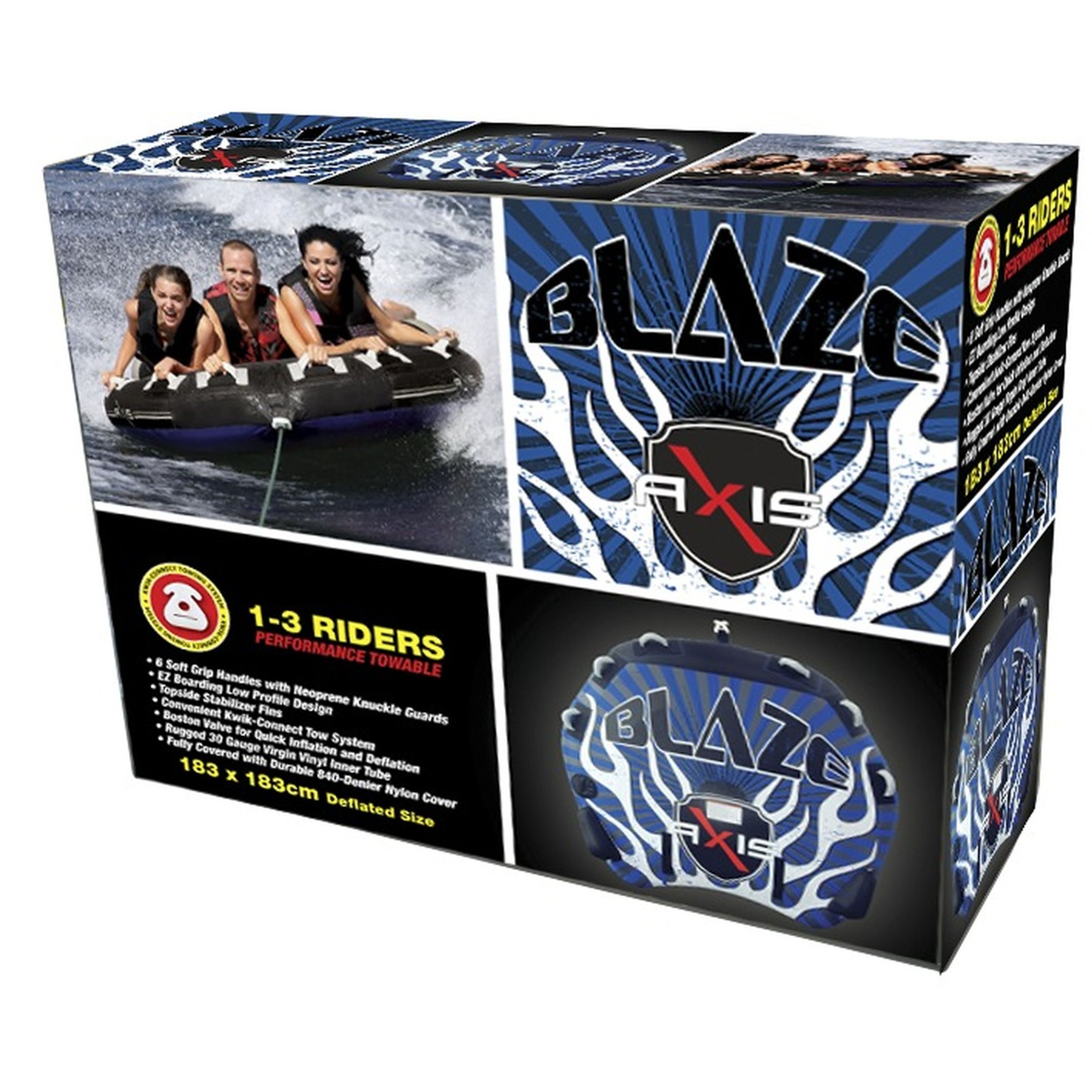 Axis Blaze Tapered Ski Tube for 1-3 Persons
