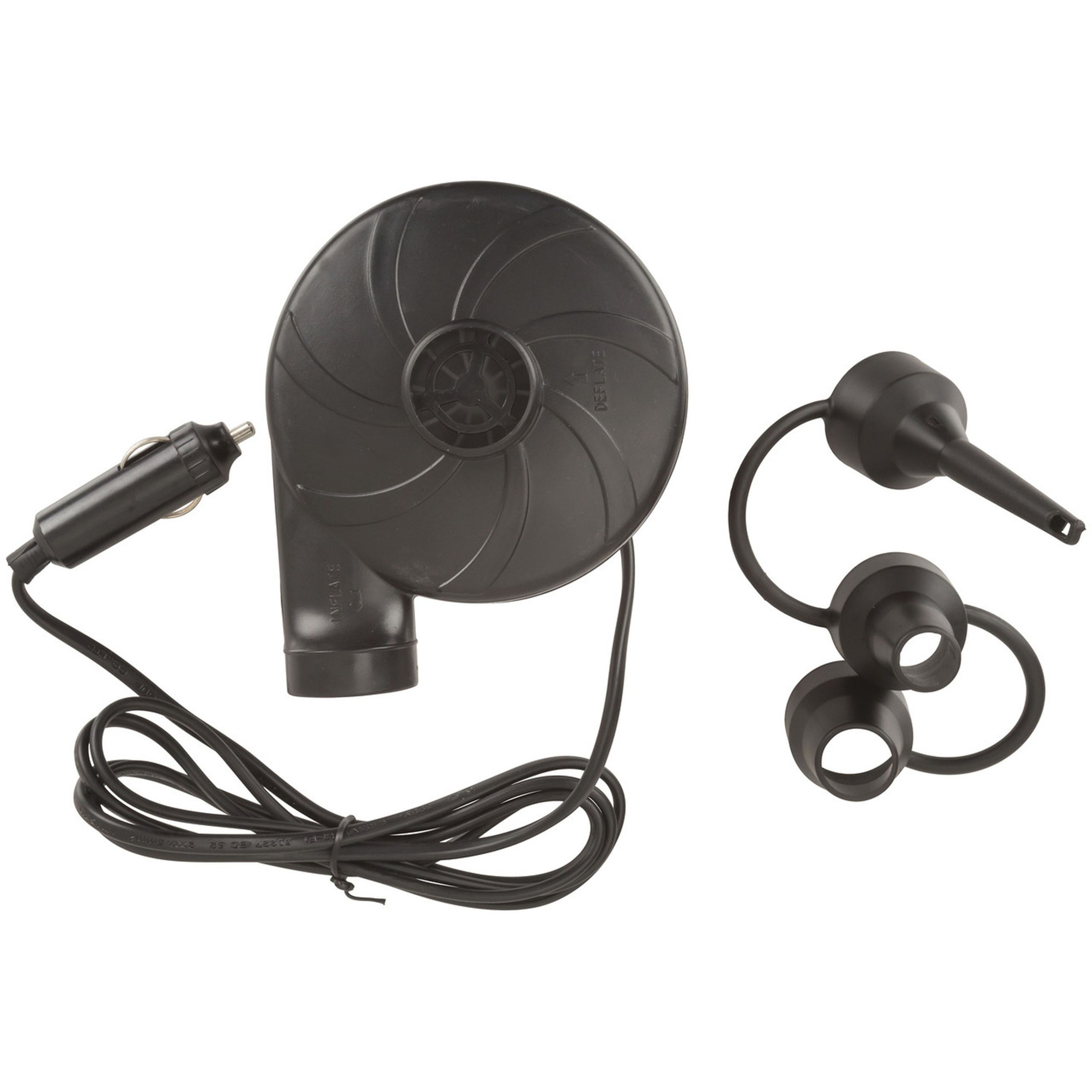 Black 12V Inflator Air Pump