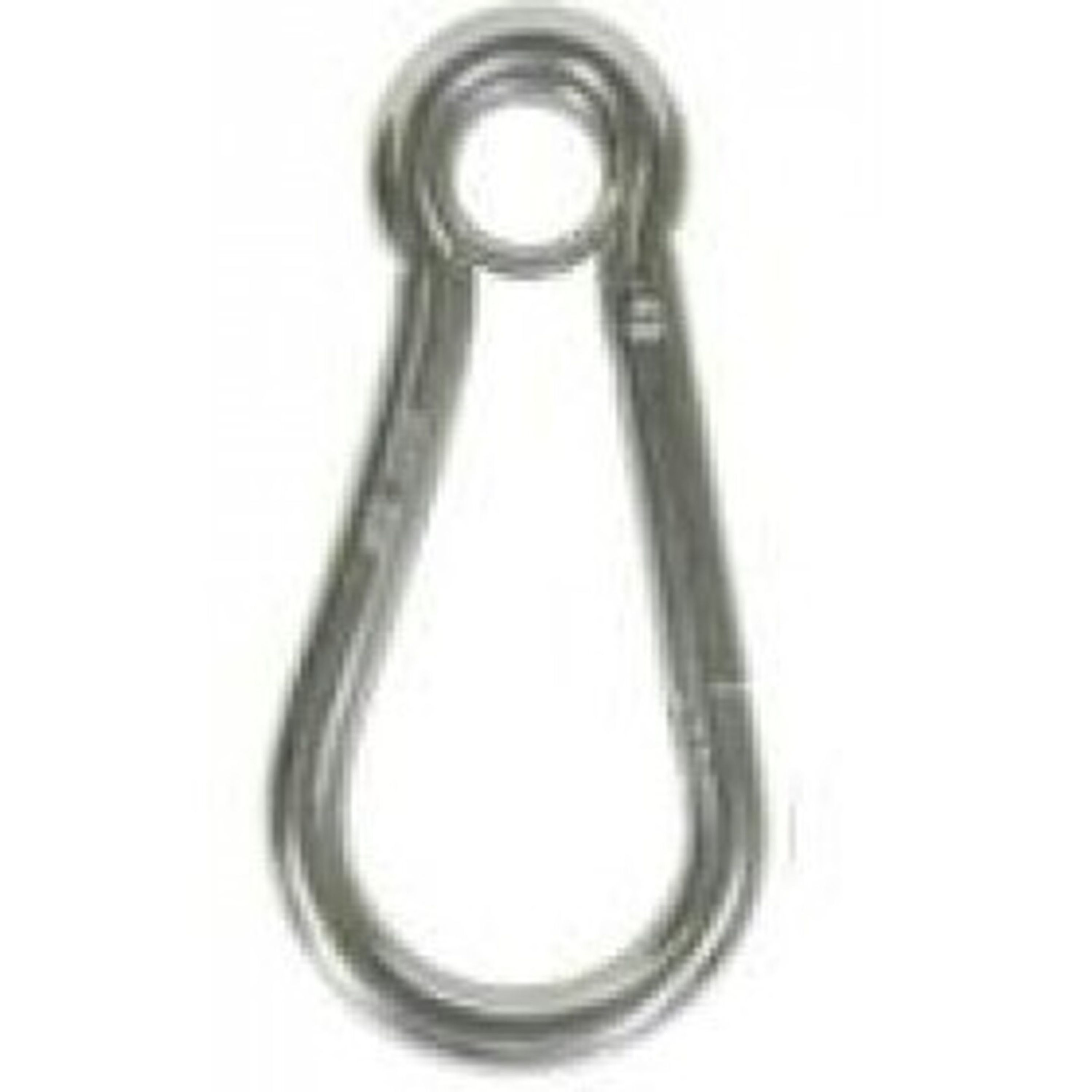 Snap Hook Stainless Steel 316 Grade Carbine Carabina Style - 60mm Long 7mm Ferrule Eye 9mm Opening