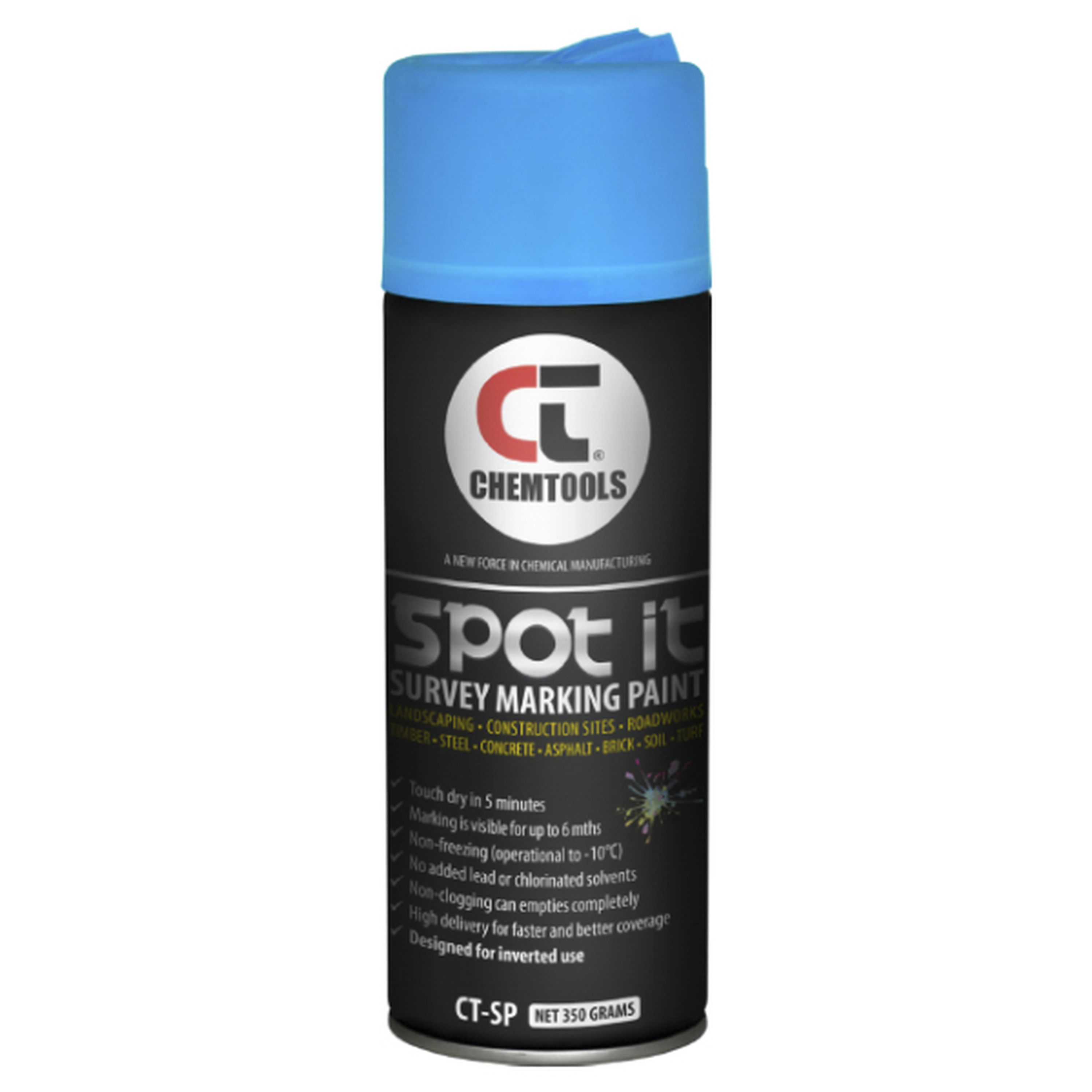 SPOT IT Fluro Blue Survey Marking Paint