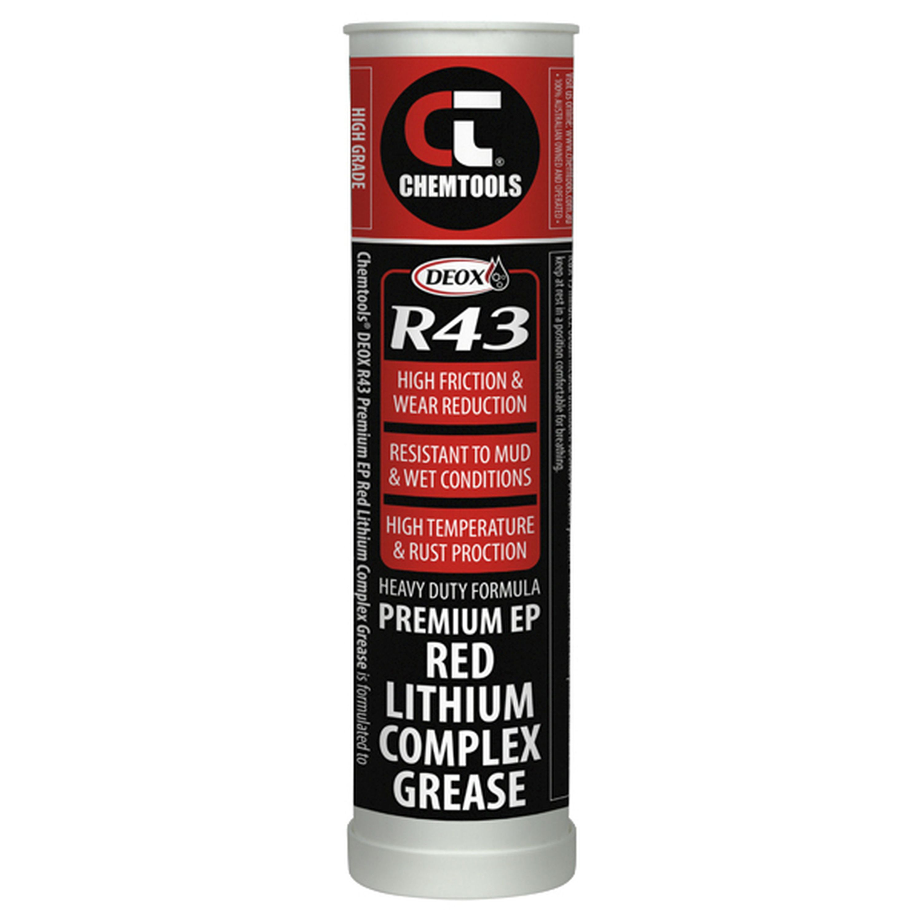 R43 Premium EP Red Lithium Complex Grease 450g