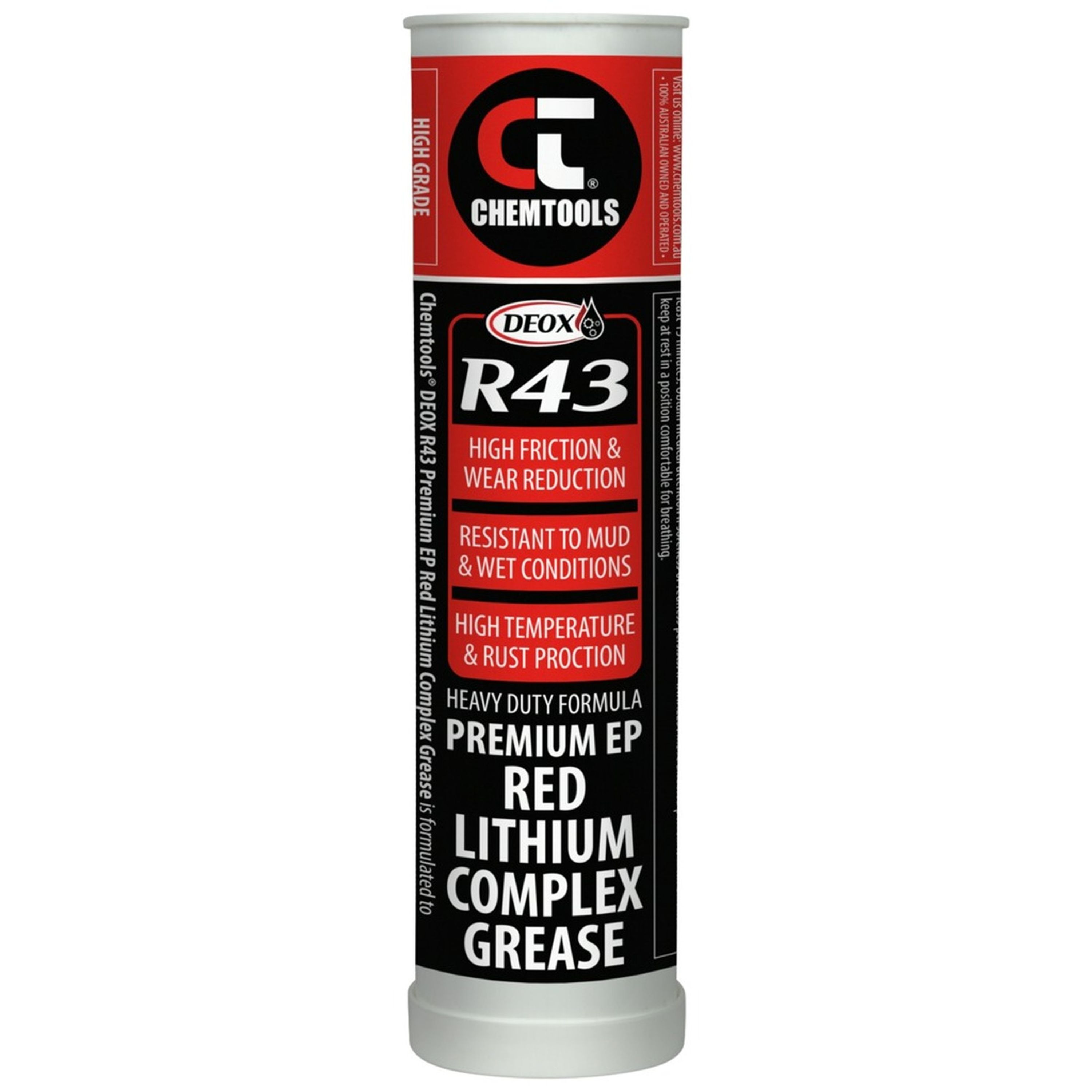 R43 Premium EP Red Lithium Complex Grease 450g