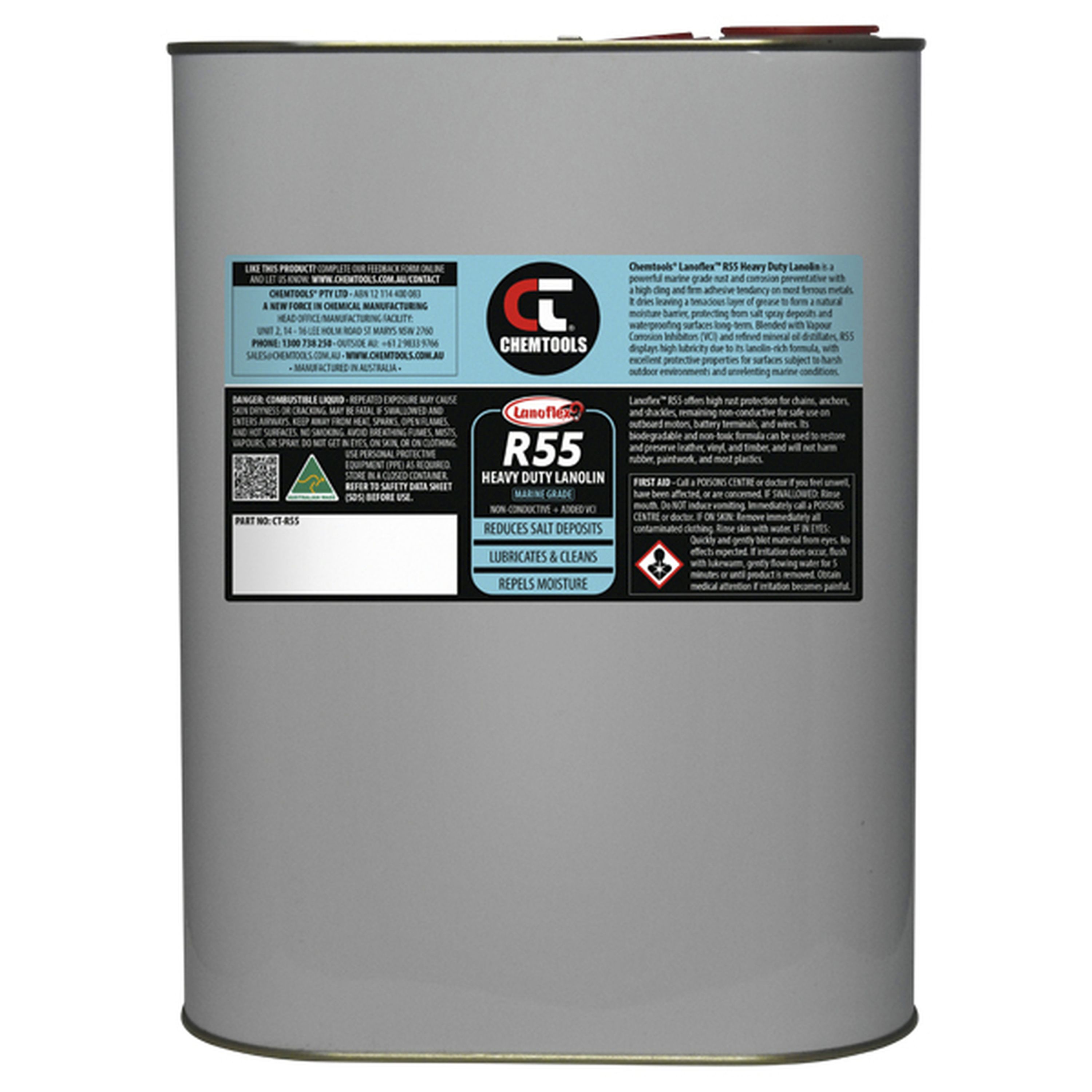 R55 Heavy Duty Lanolin Lubricant 5L