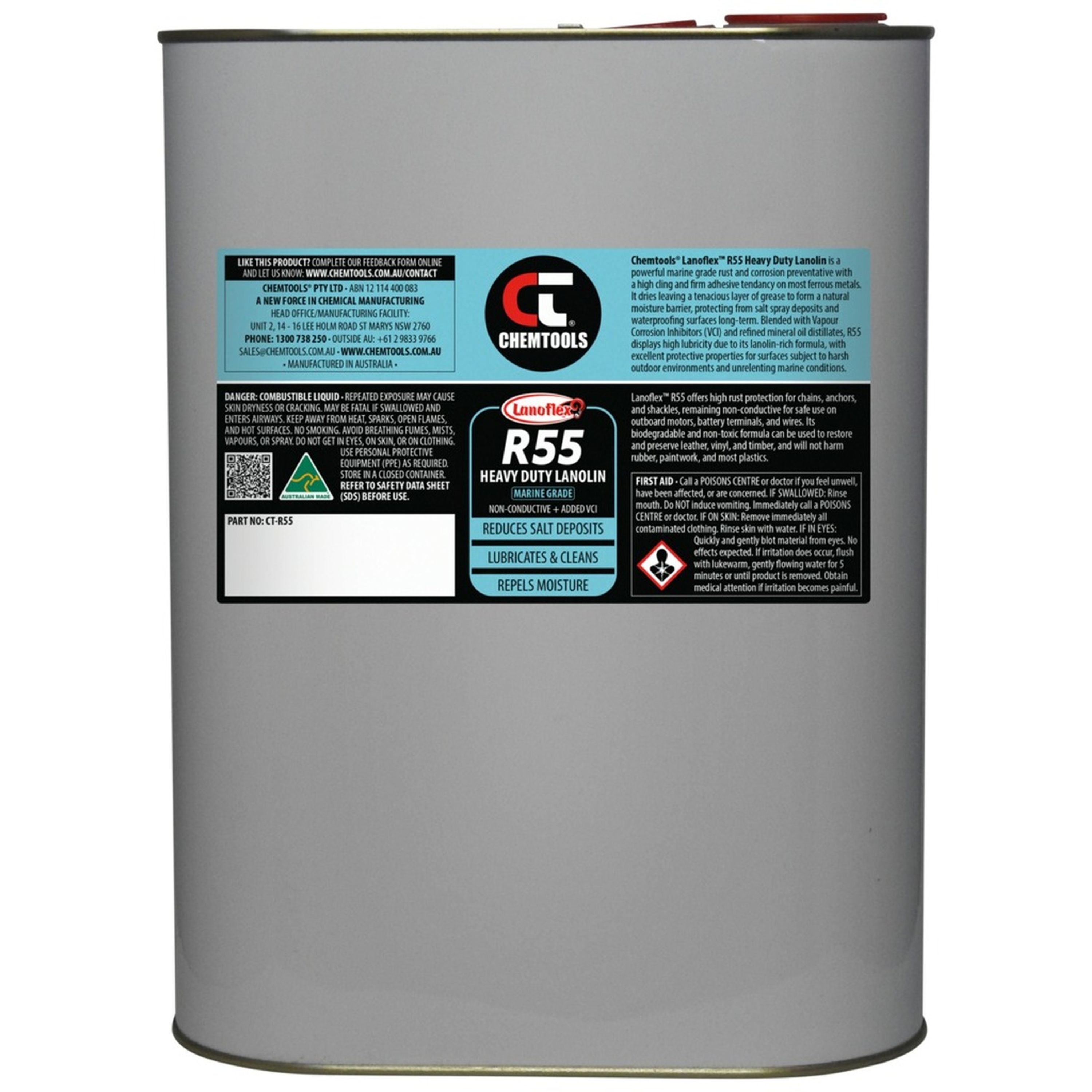 R55 Heavy Duty Lanolin Lubricant 5L