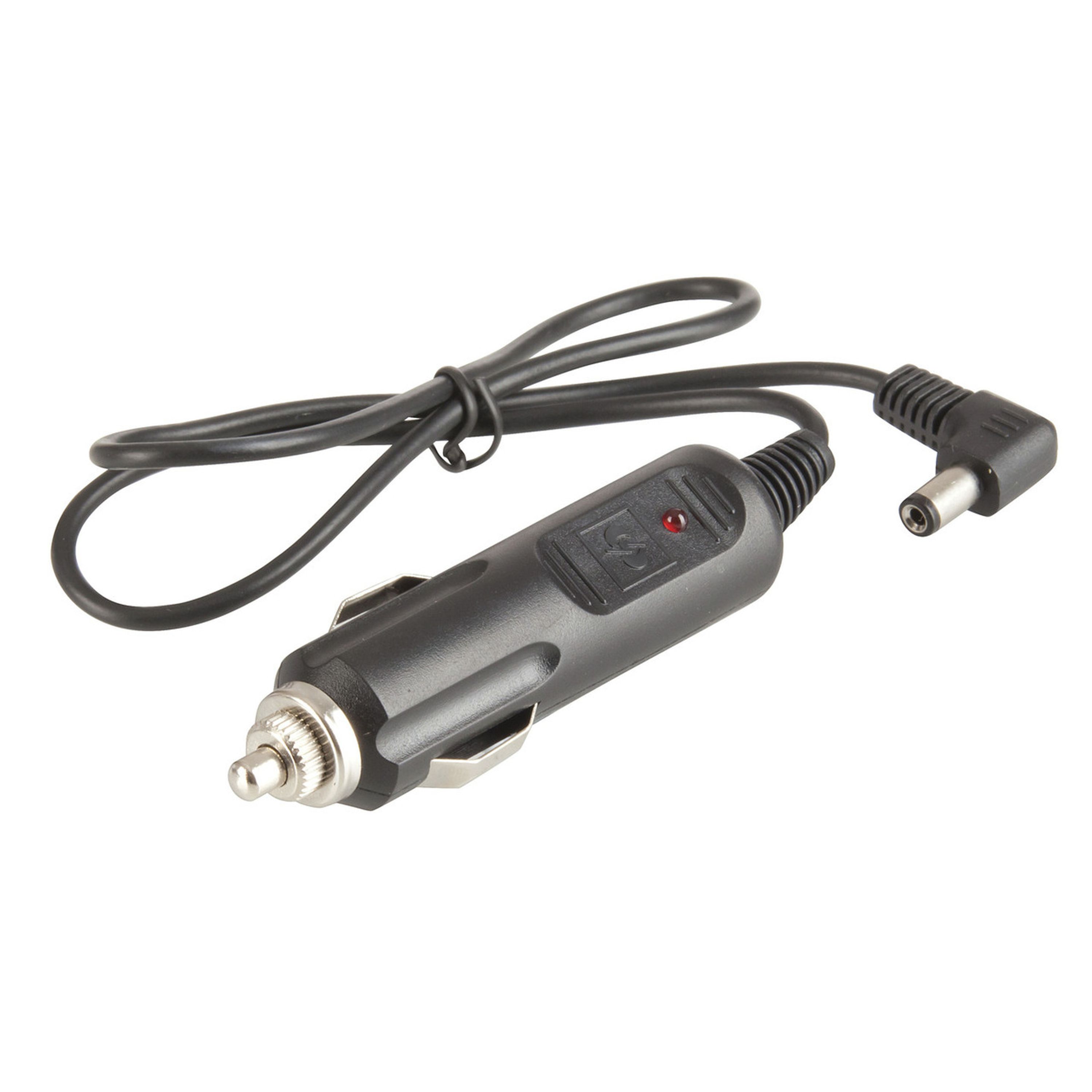 Car Power Cable with 2.1mm DC Plug - 0.5m