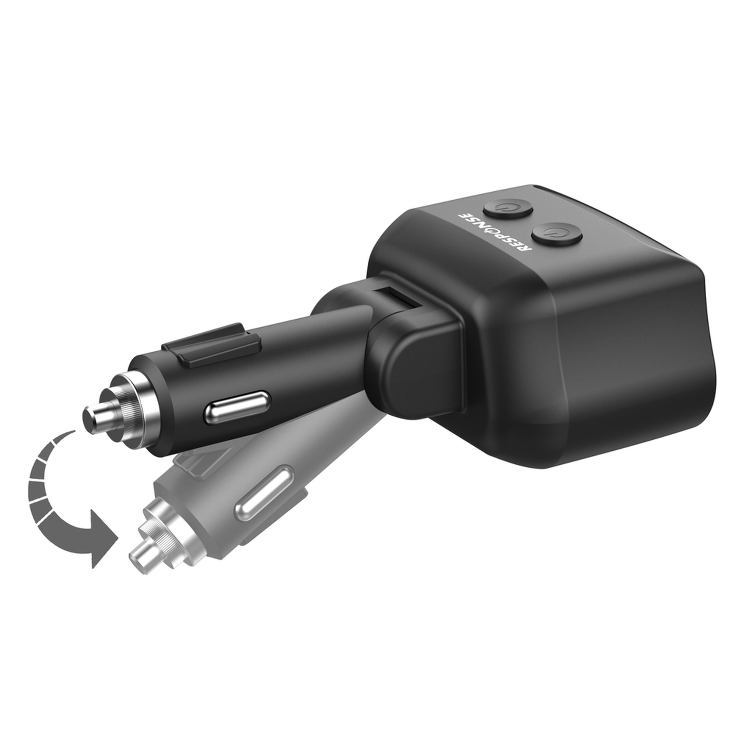 2-Way Cigarette Lighter Splitter with PD30W USB-C & Dual QC3.0 USB Charging Sockets