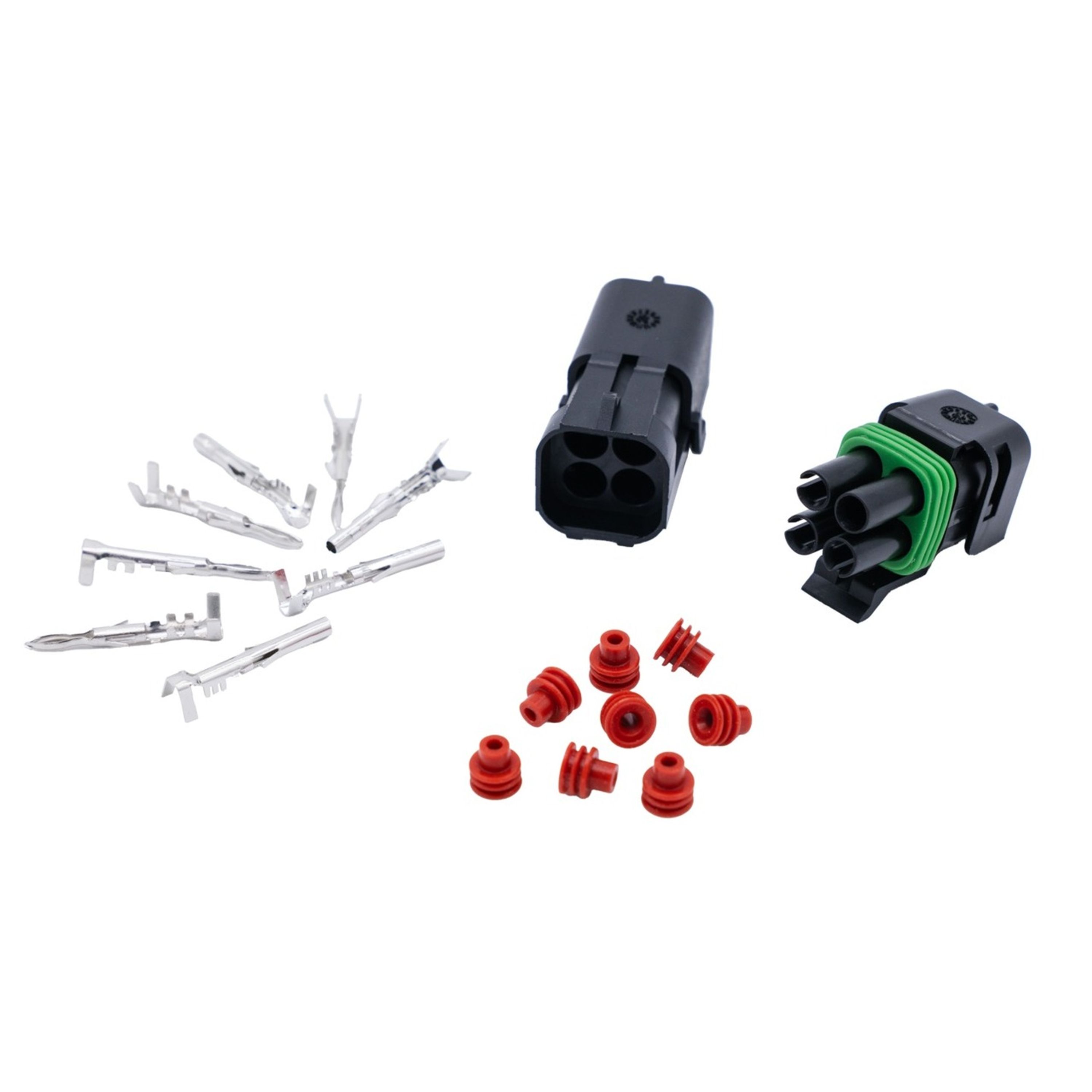 Automotive Waterproof FS Plug and Socket Set - 4 way