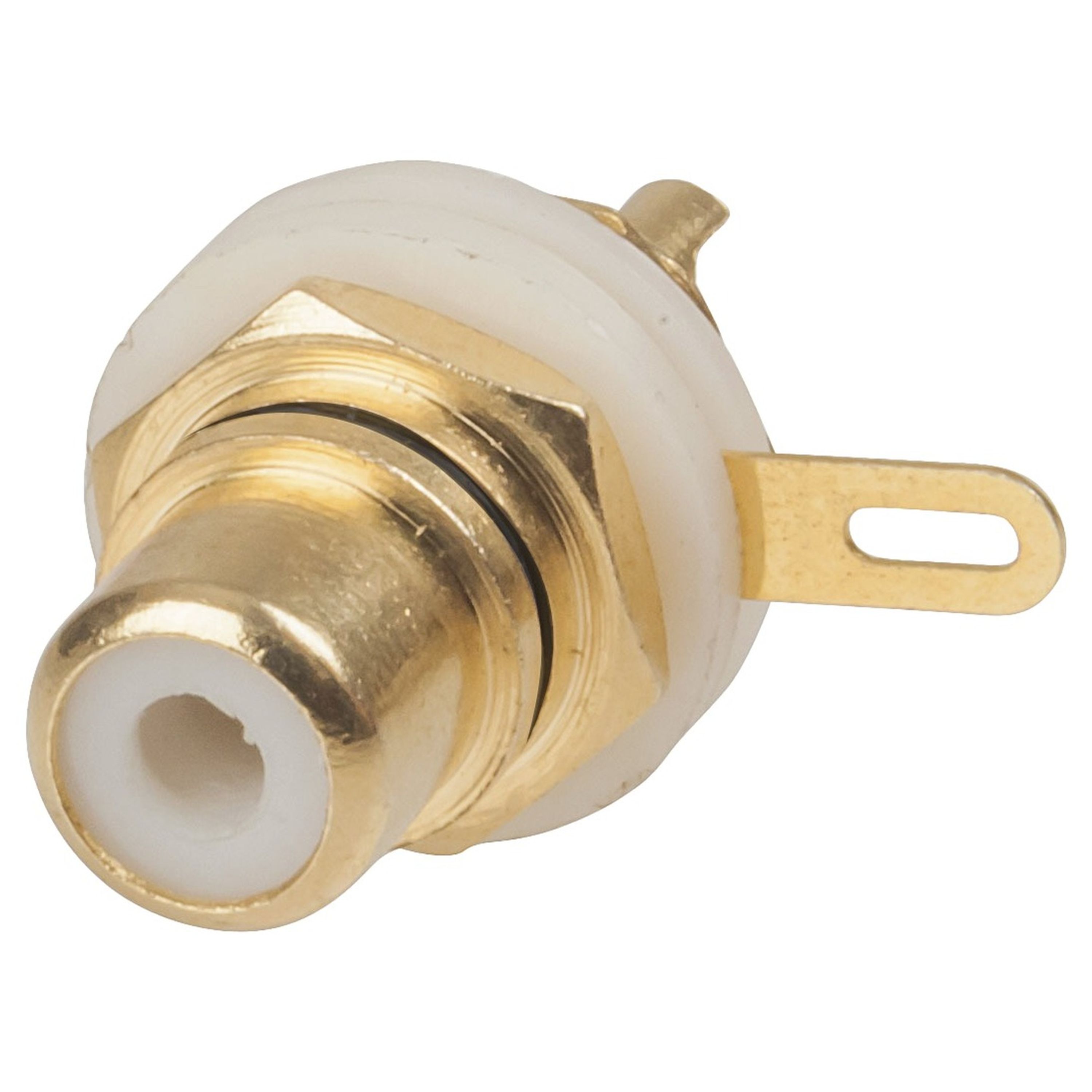 Black High Quality RCA Gold Insulated Socket