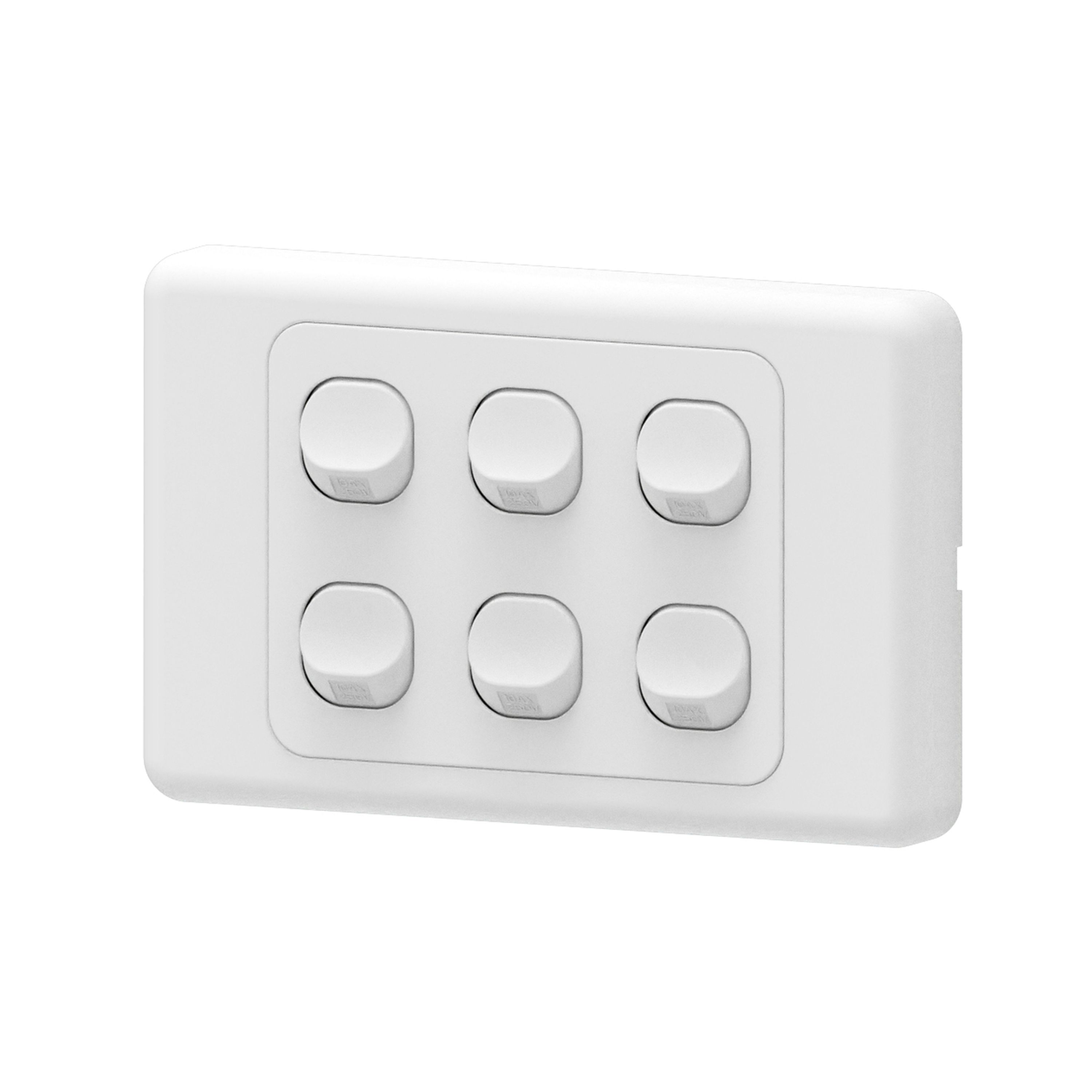 Mains 6G 2-Way 10A Switch