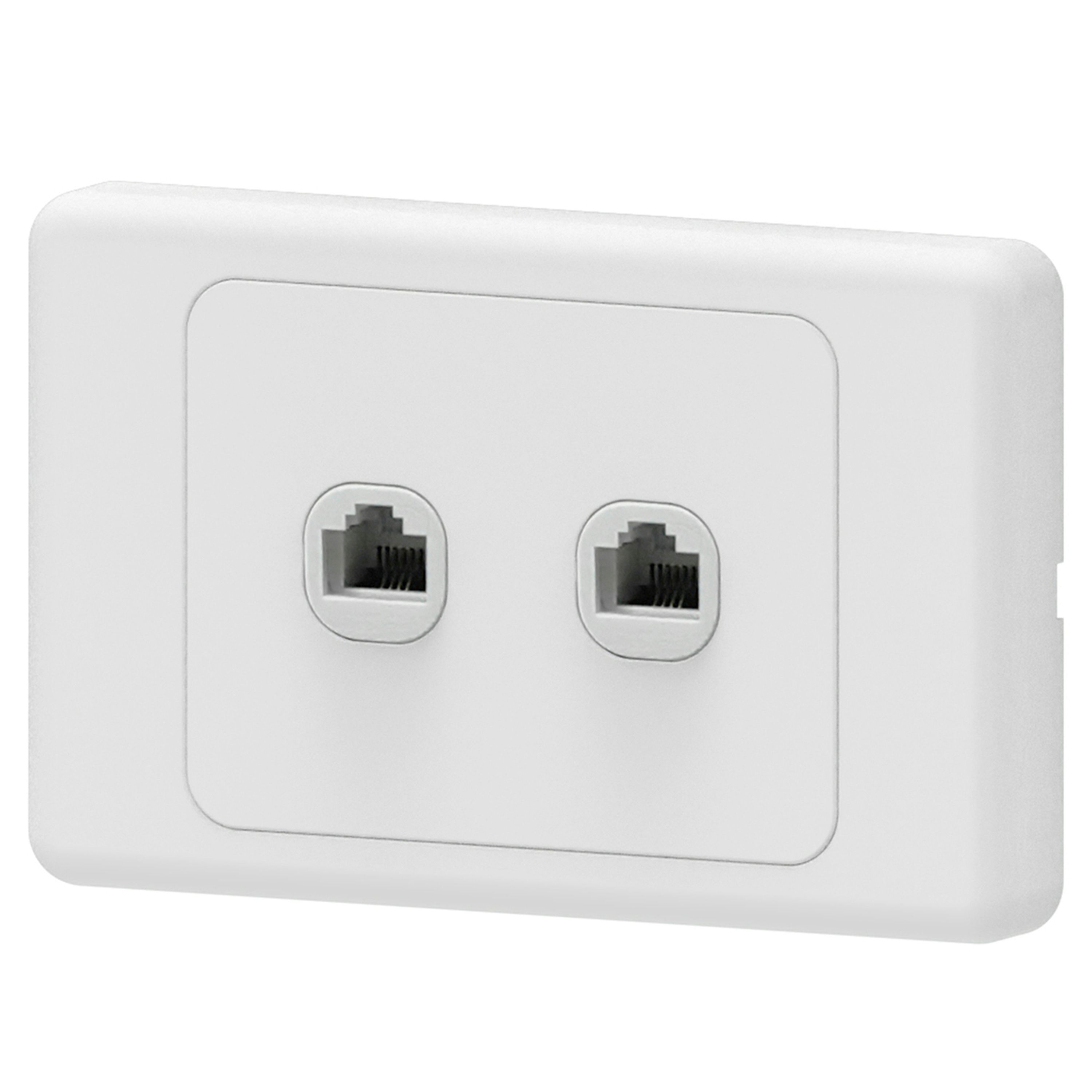 Mains 2G 4-Core Telephone Socket
