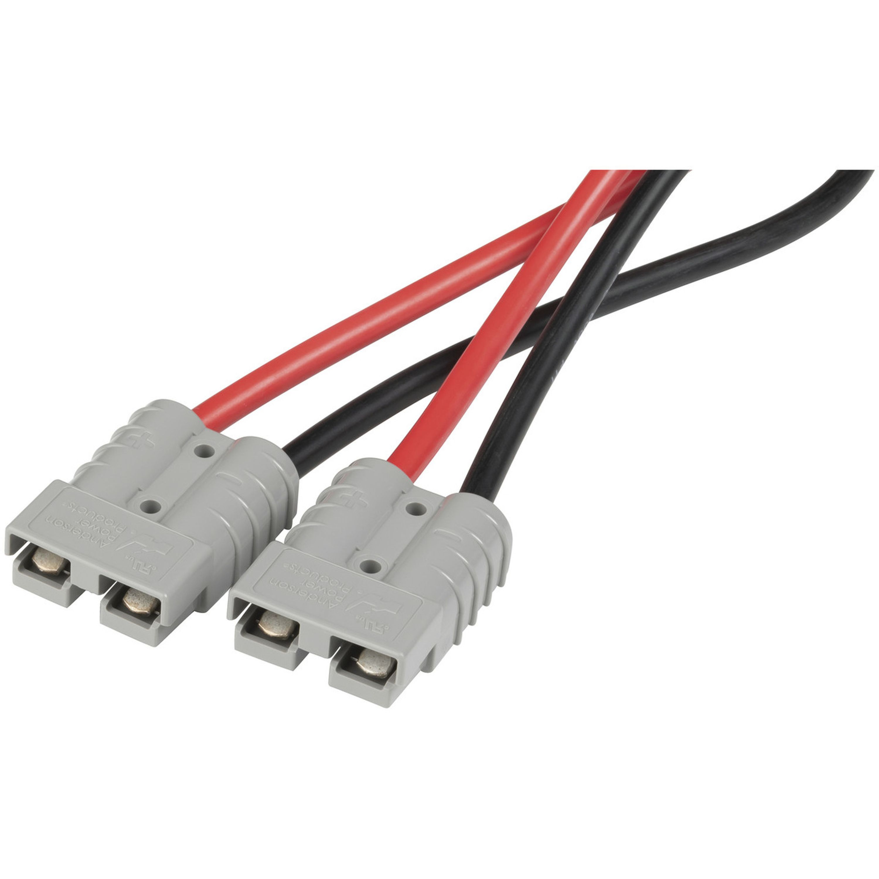 High Current Connector Piggyback Cable 50A 8G R/B