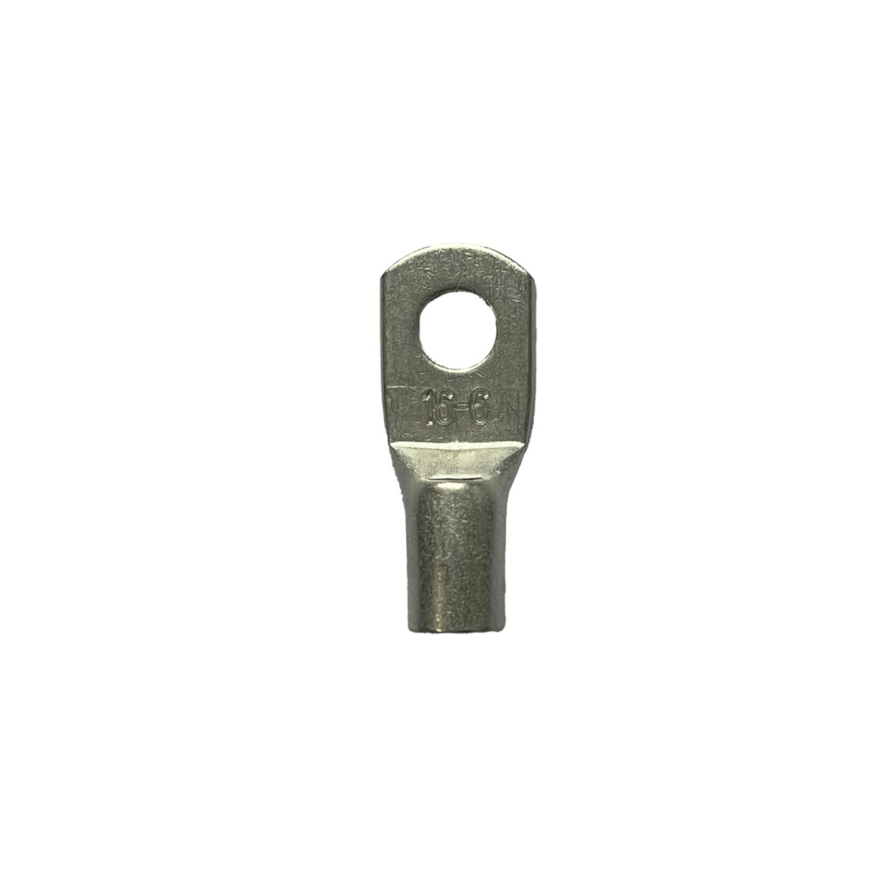 6mm Non-Insulated Eye Terminal 16mm2 6AWG Pack of 4