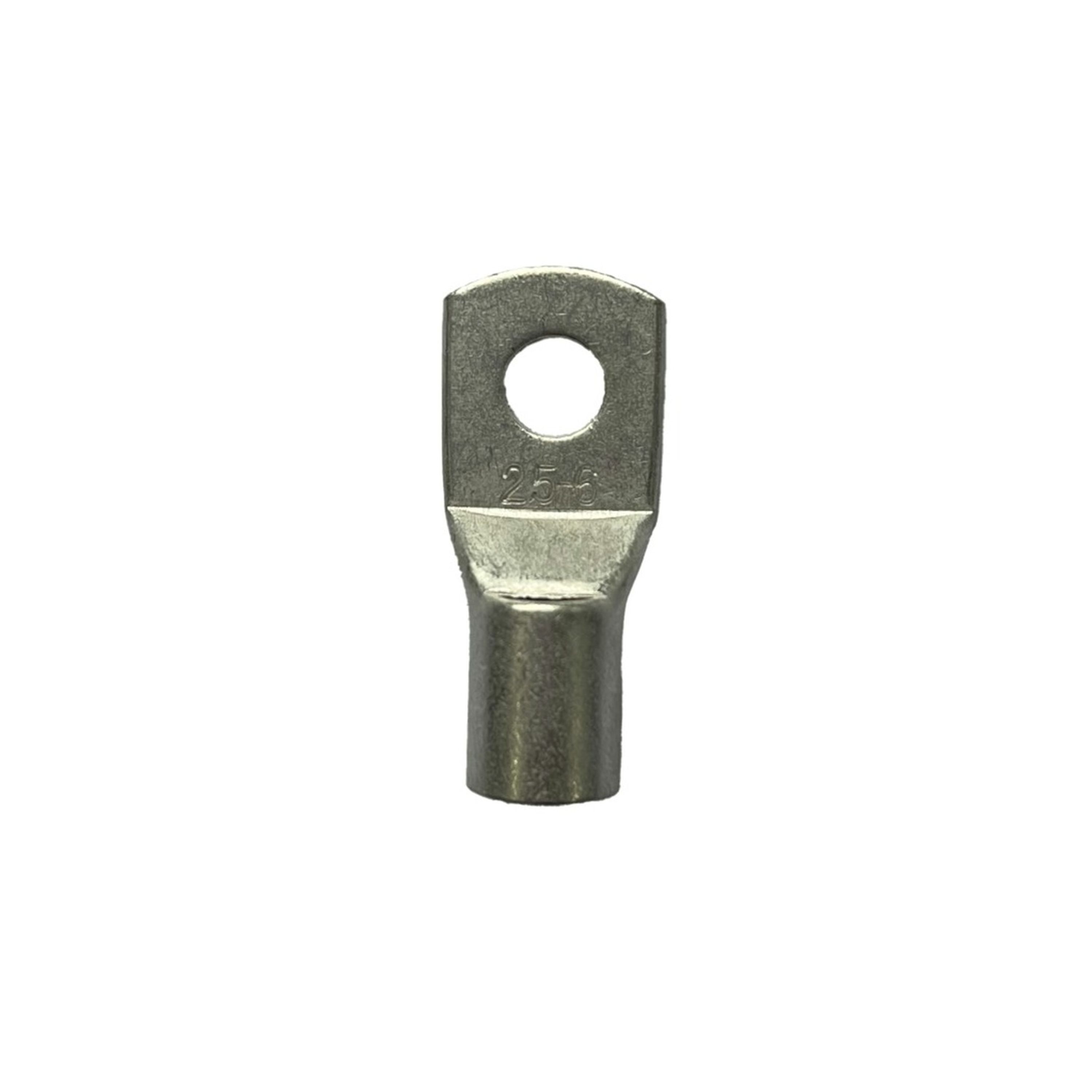 6mm Non-Insulated Eye Terminal 25mm2 4AWG Pack of 4