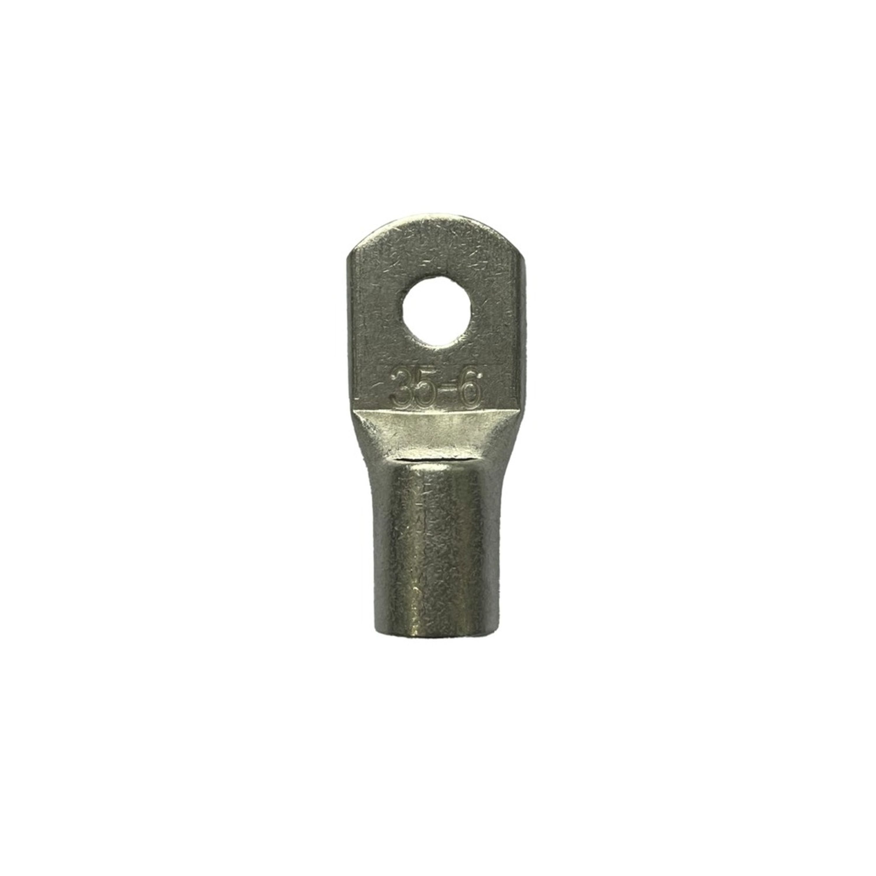 6mm Non-Insulated Eye Terminal 35mm2 2AWG Pack of 4