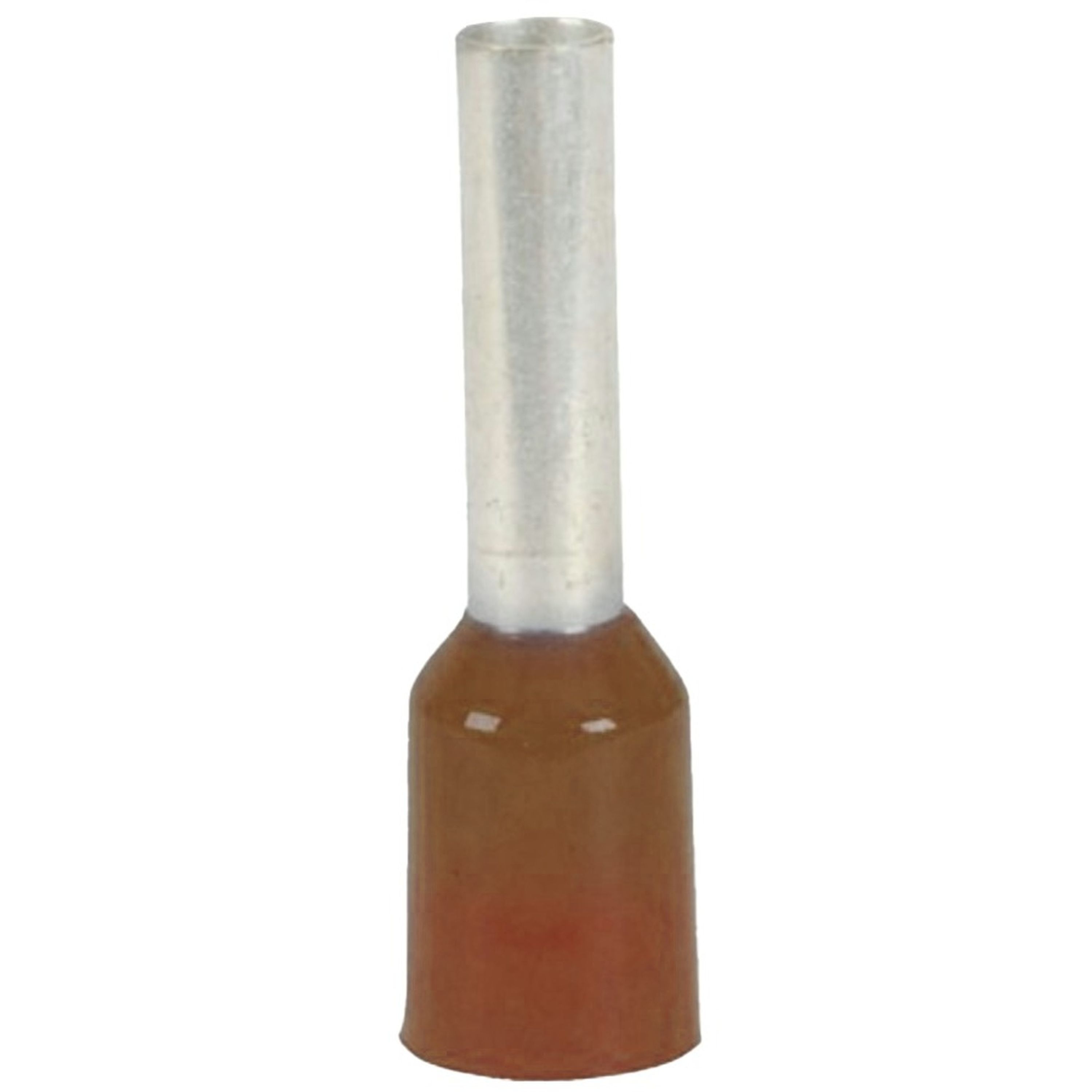 Brown Ferrule Crimp Terminal 4AWG Pack of 5