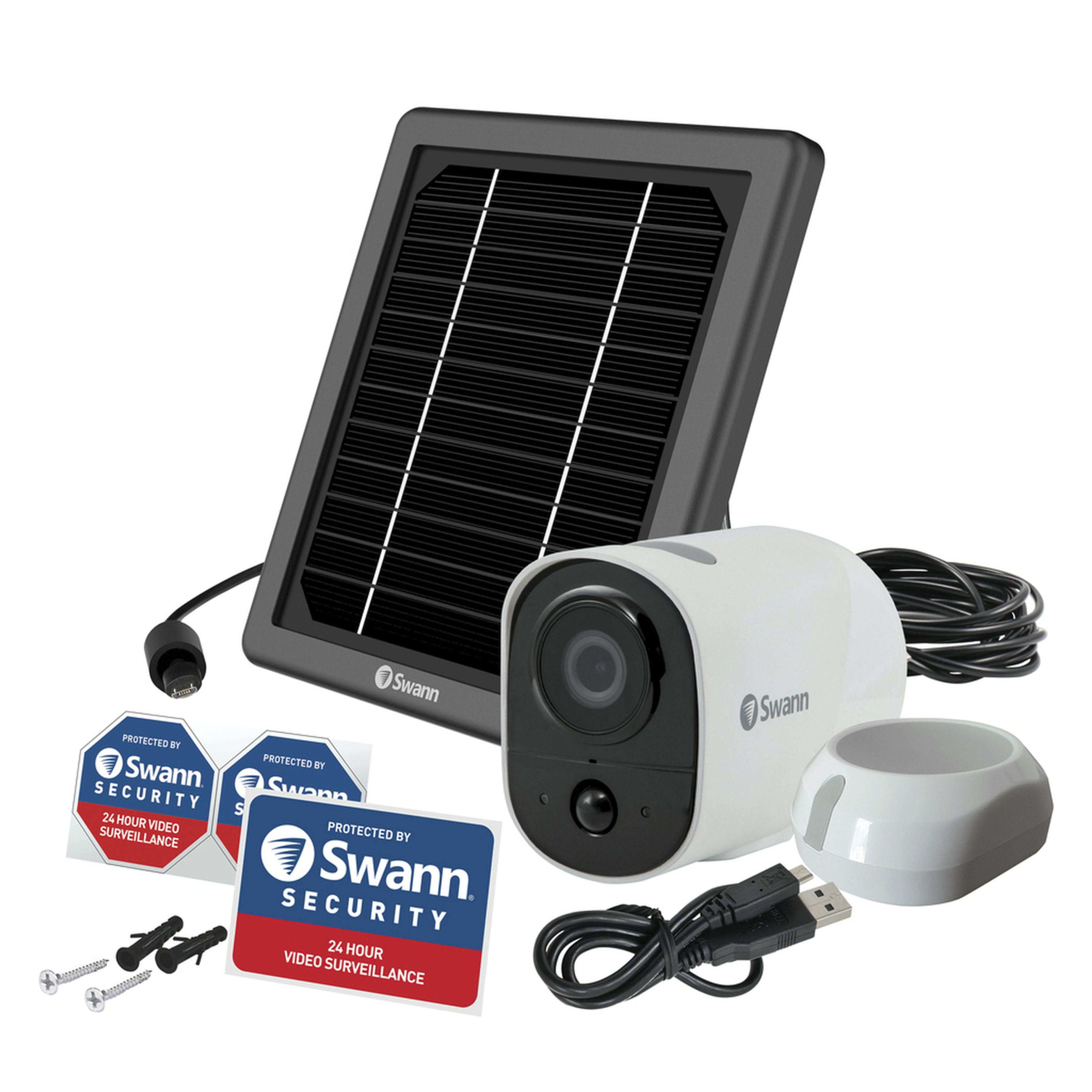 Swann 1080p Battery Powered Xtreem Wi-Fi Camera  Solar Panel