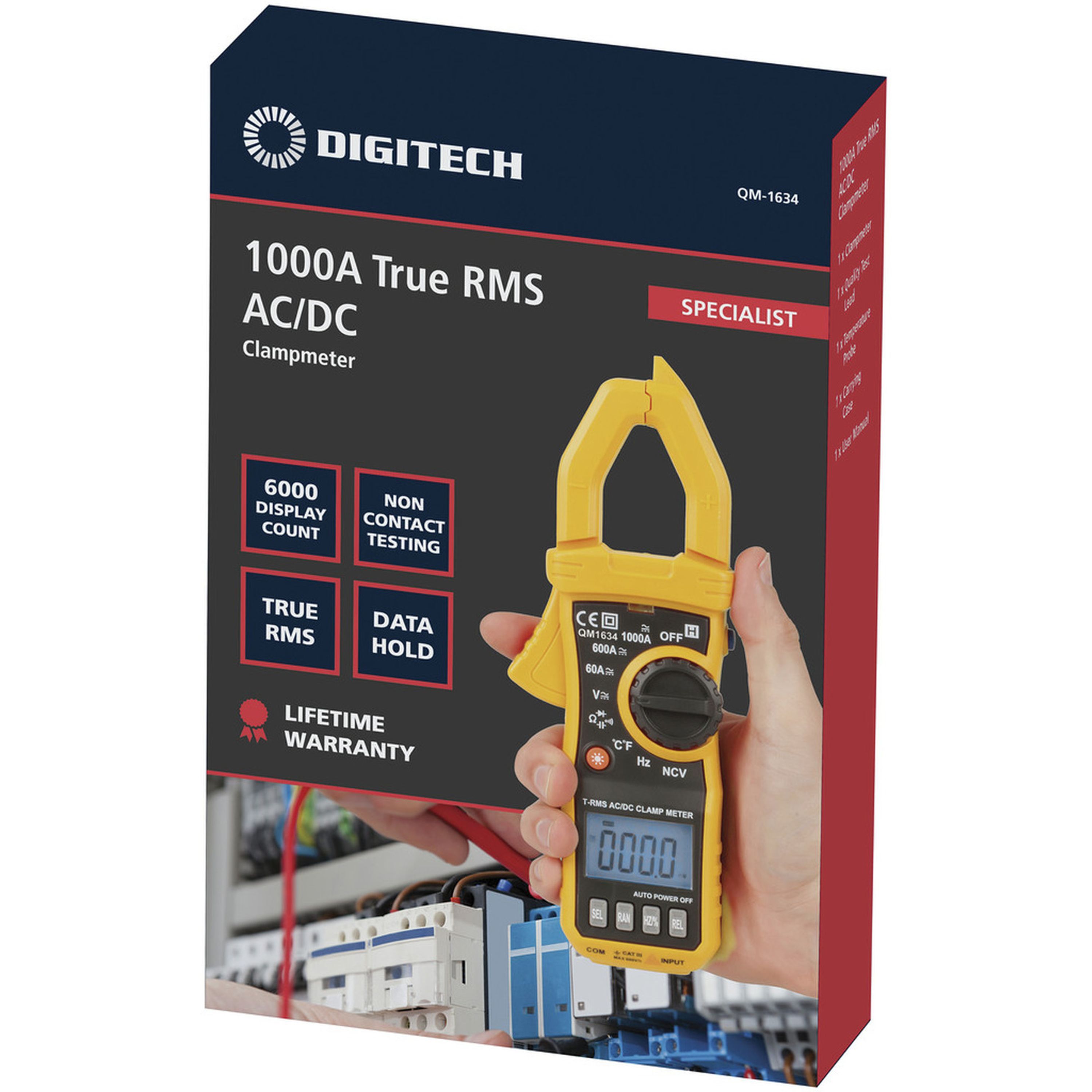 1000A True RMS AC/DC Clamp Meter