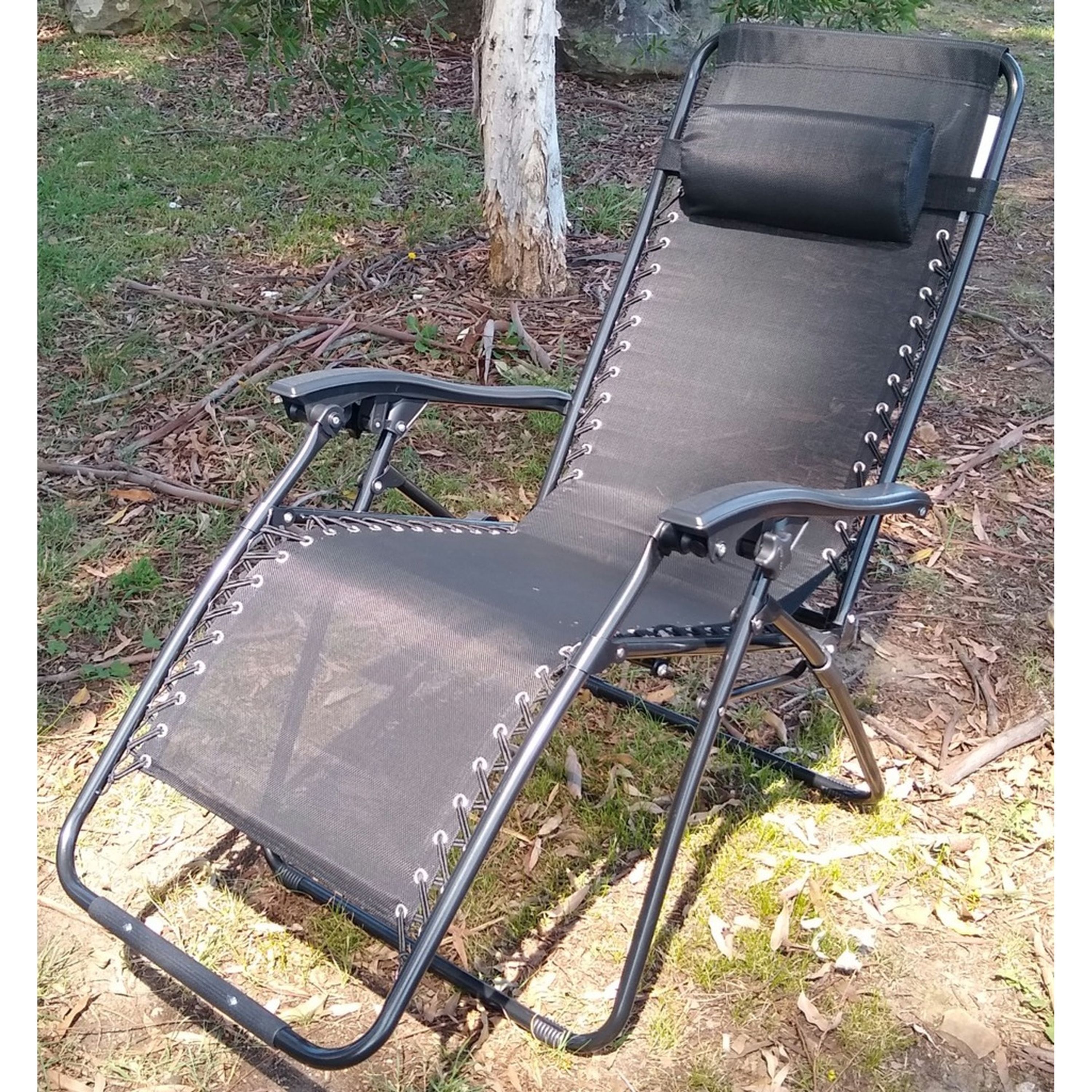 Flat Fold Layback Lounger Chair