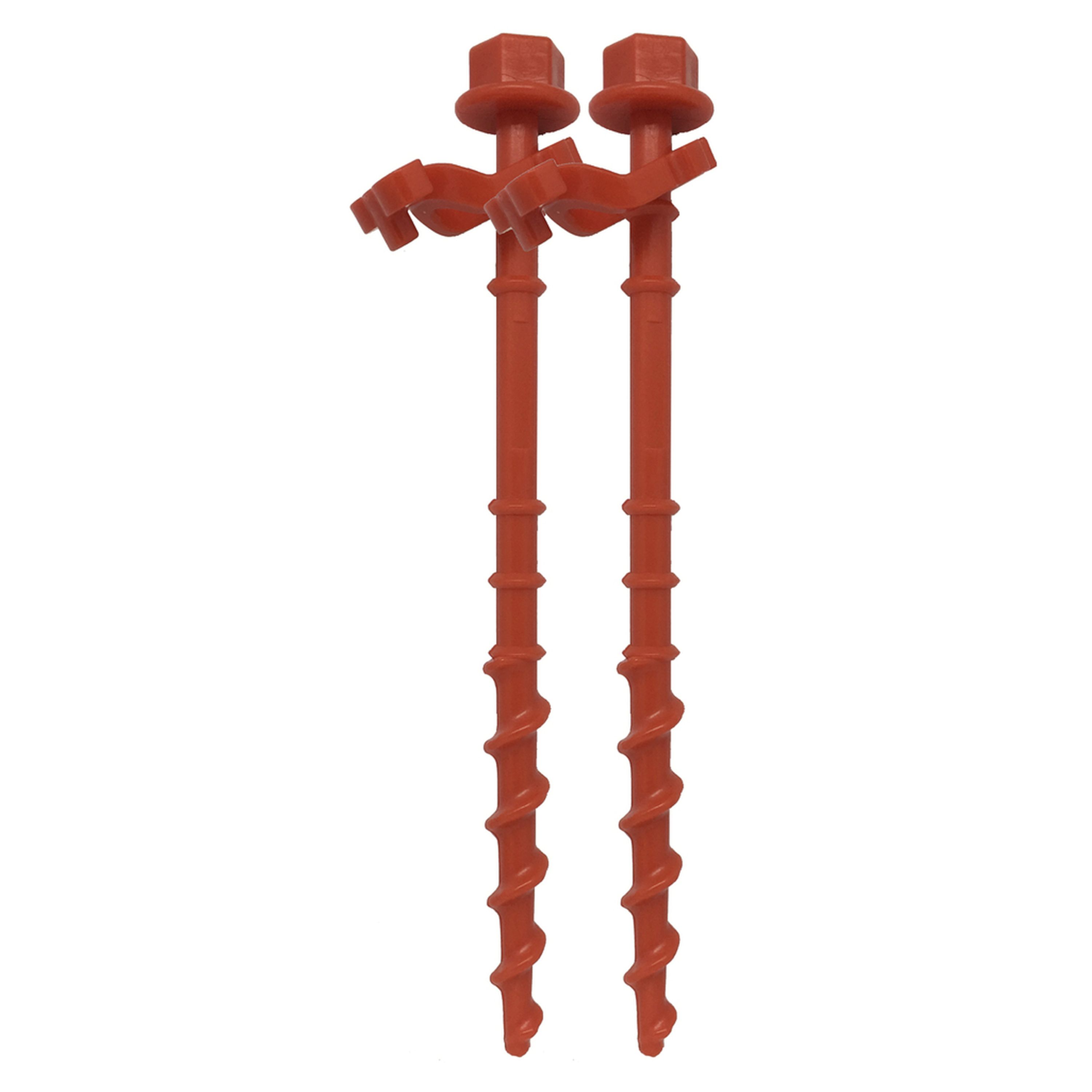 Rovin 20cm Spiral Tent Pegs Packet of 6