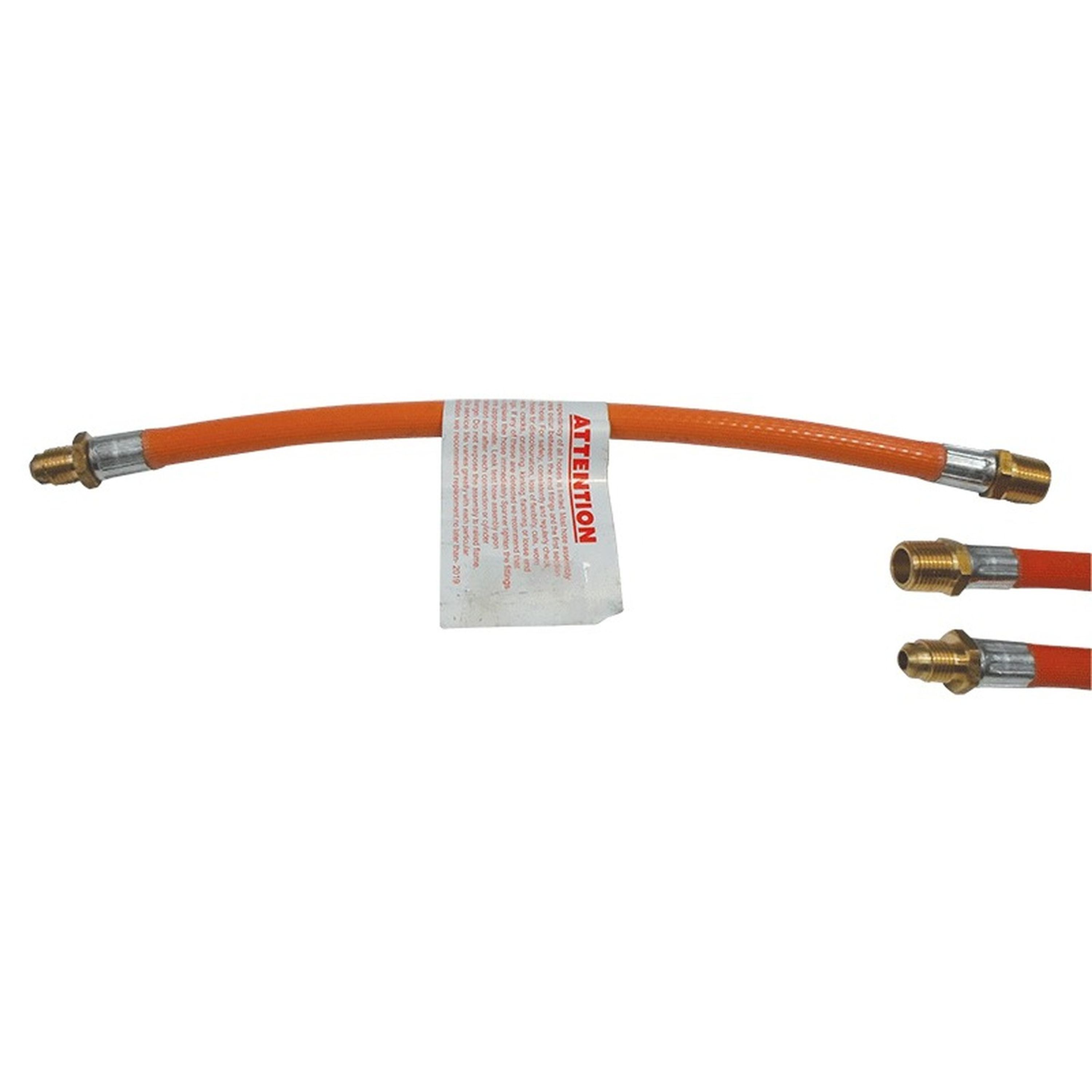 Gas Hoses -  3/8 BSP - 3/8 BSP Male to 5/16 SAE Male 300mm
