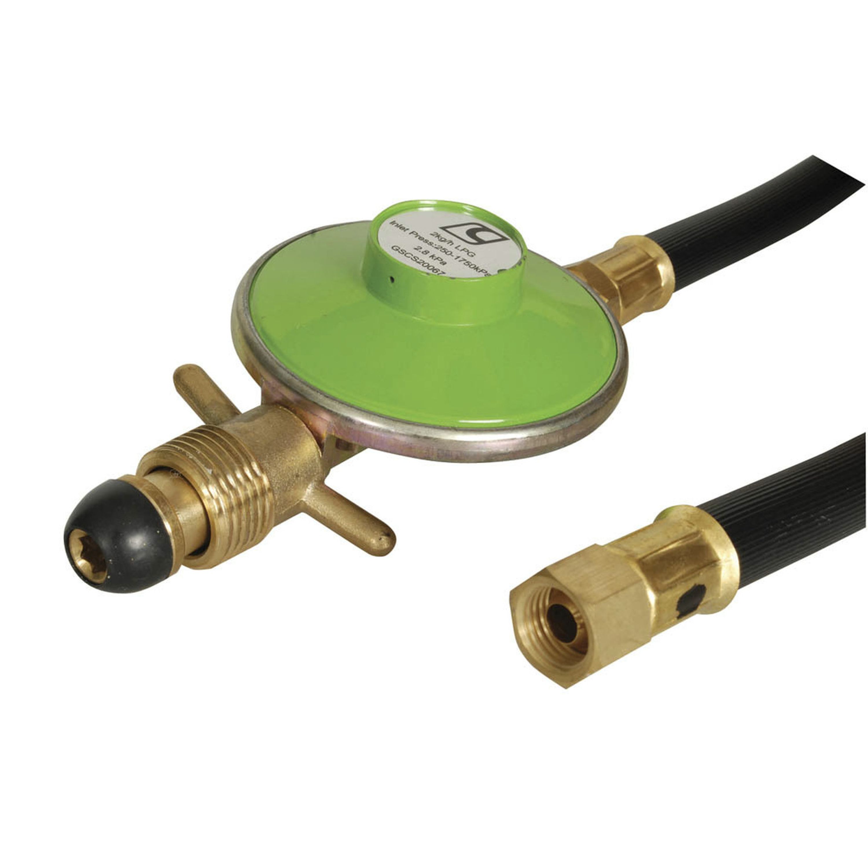 Gas Regulator  Hose - Single Stage Regulator & Hose