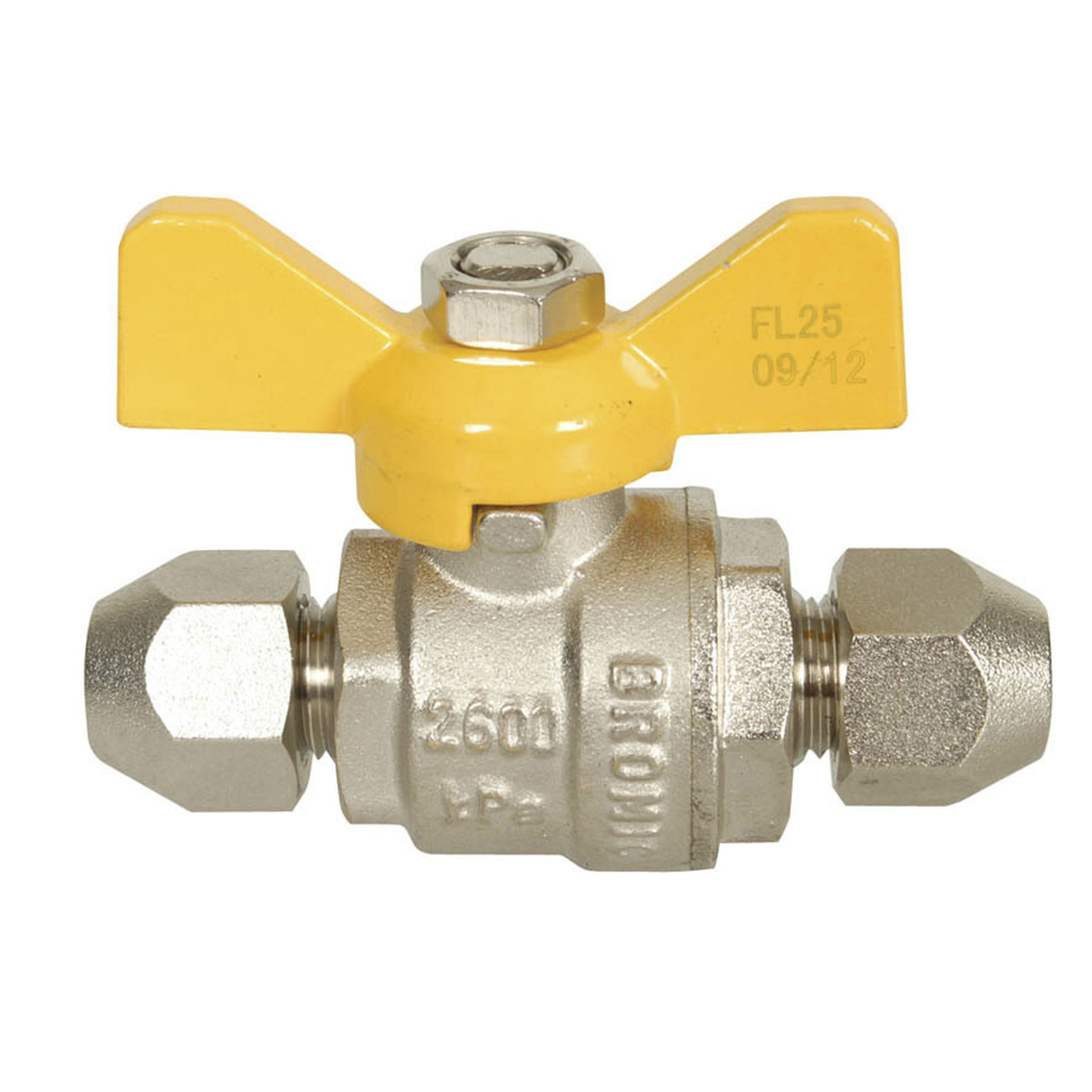Gas Fittings - 5/16 SAE Flared Ball Valve