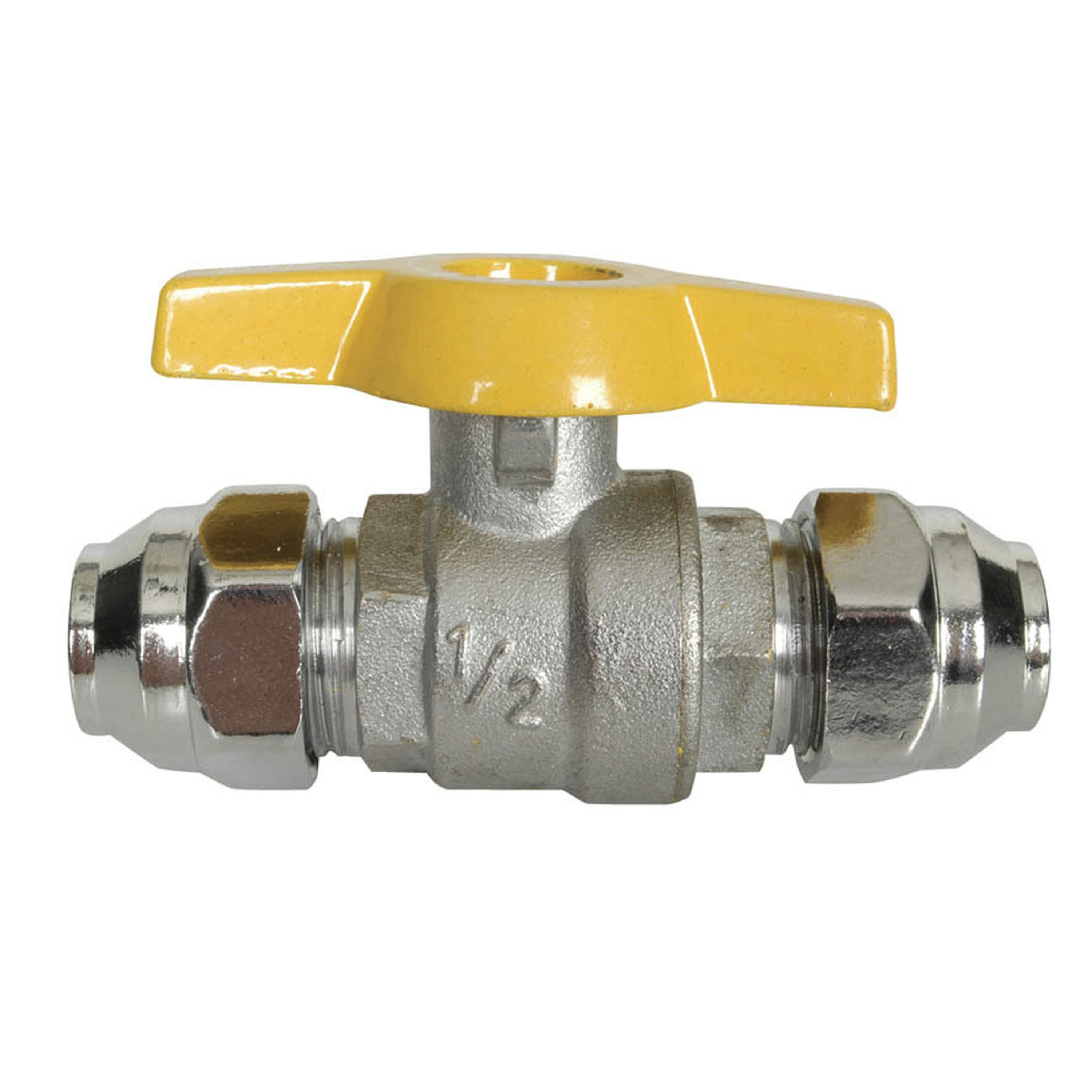 Gas Fittings - 3/8 BSP Flared Ball Valve