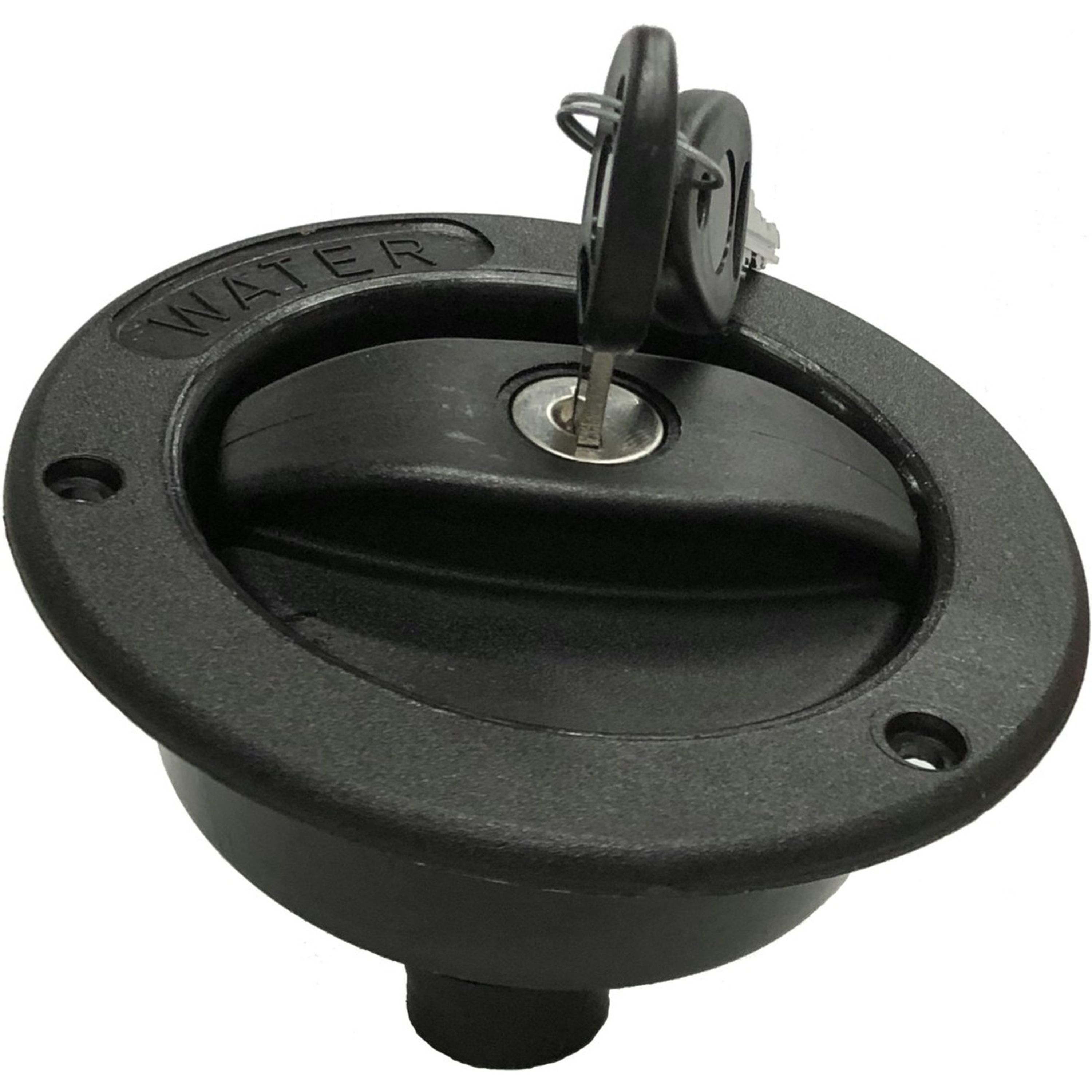 Water Fillers - 25mm Lockable Filler and Cap Black