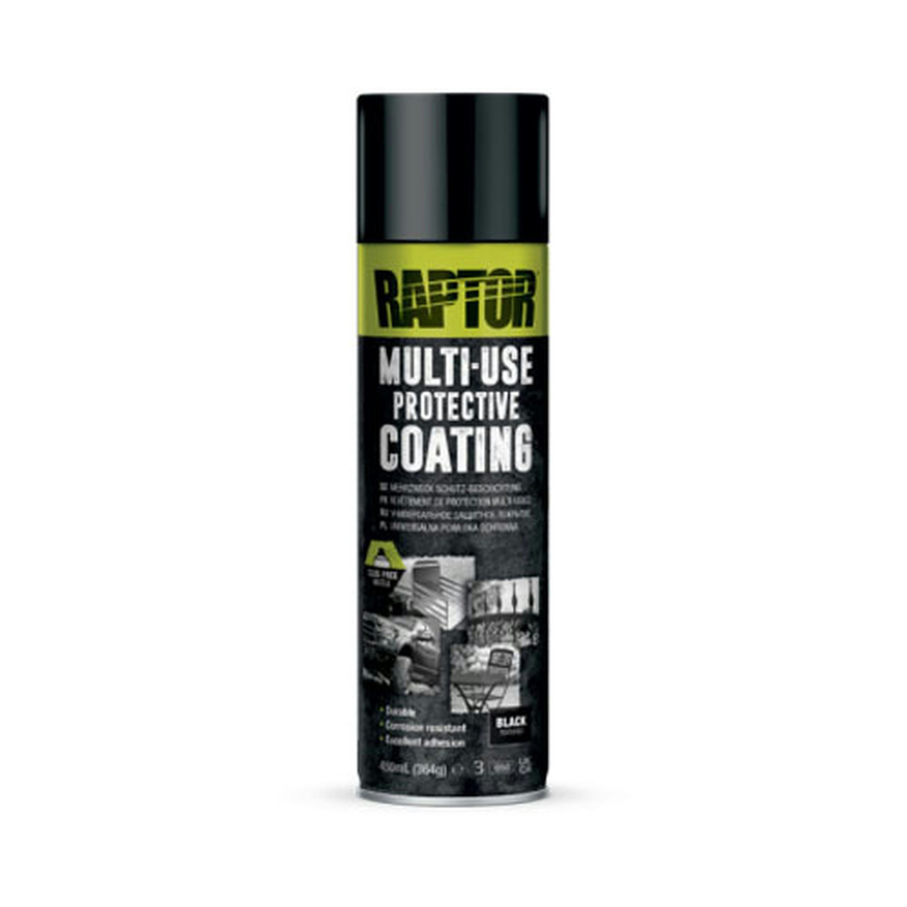 RAPTOR 1K Multi Use Protective Coating 450ml - Black