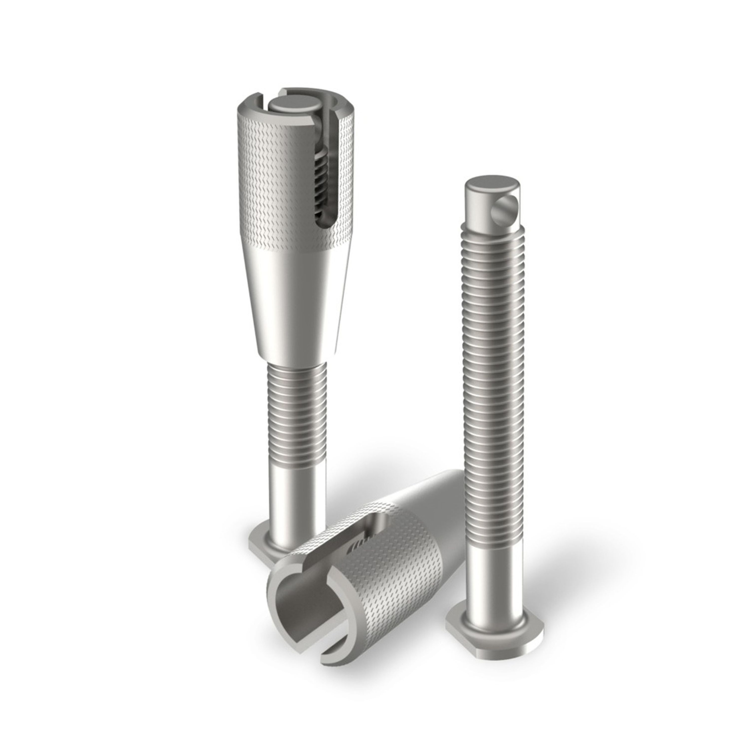 TRED 115mm Mounting Pins with Nuts 