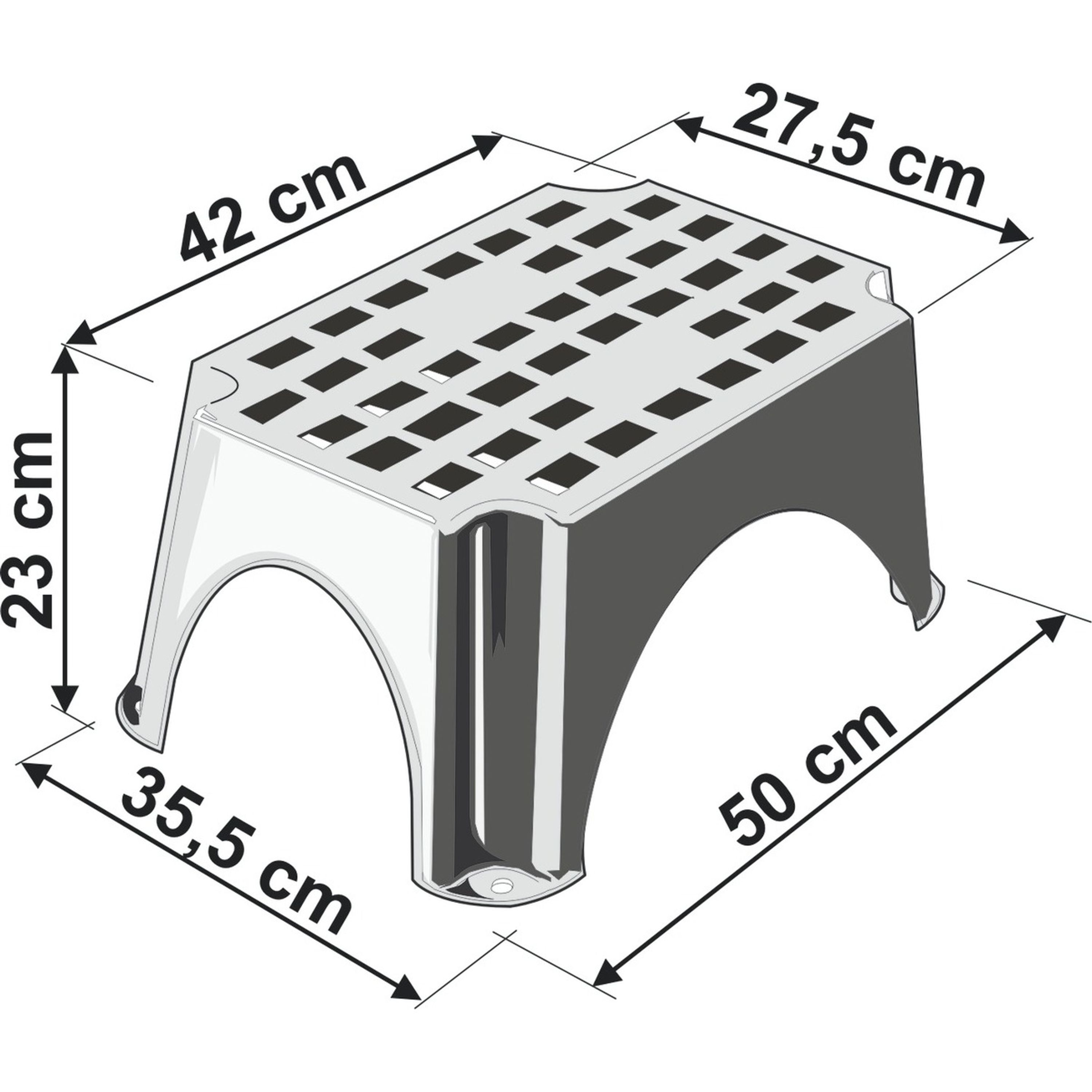 Light Duty Plastic Step