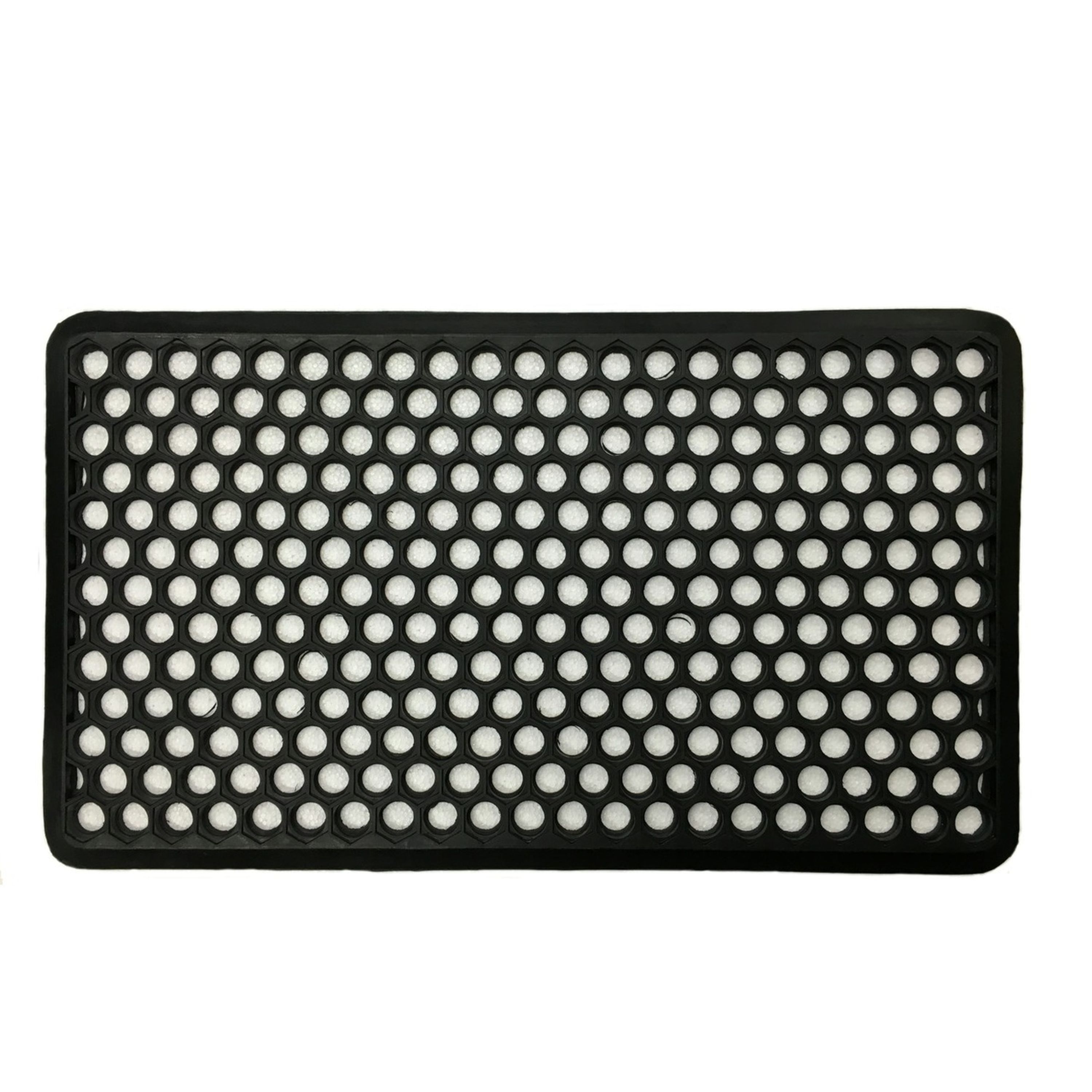 Versatile Black Mat for Floors or Doorways