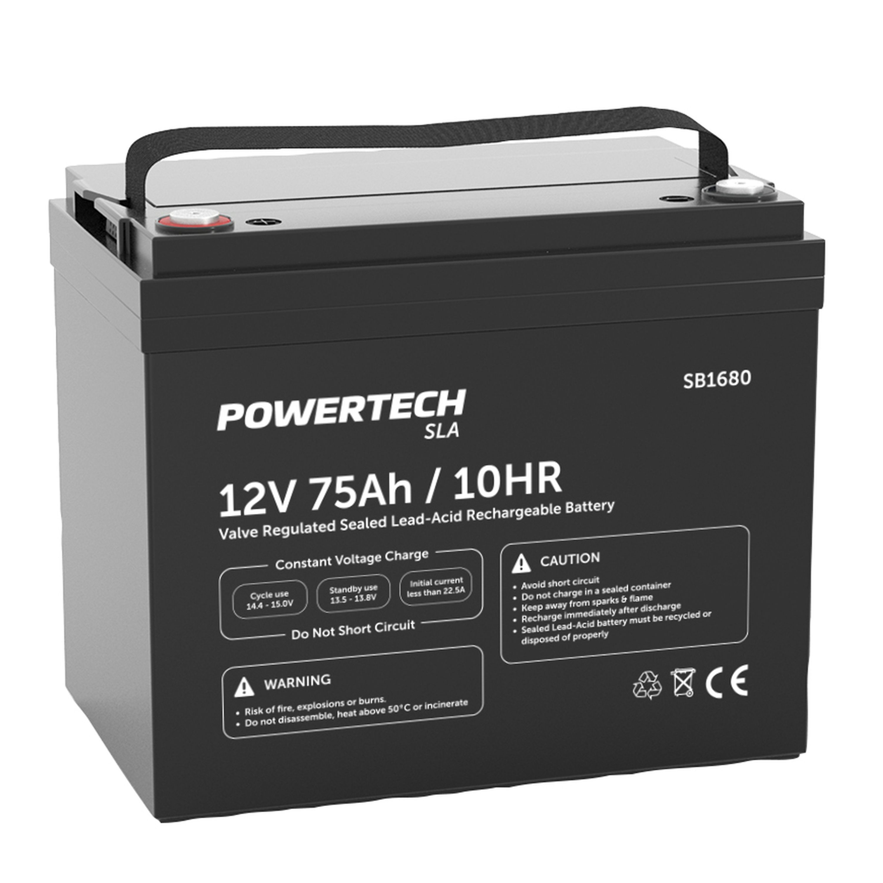 12V 75Ah AGM Deep Cycle Battery