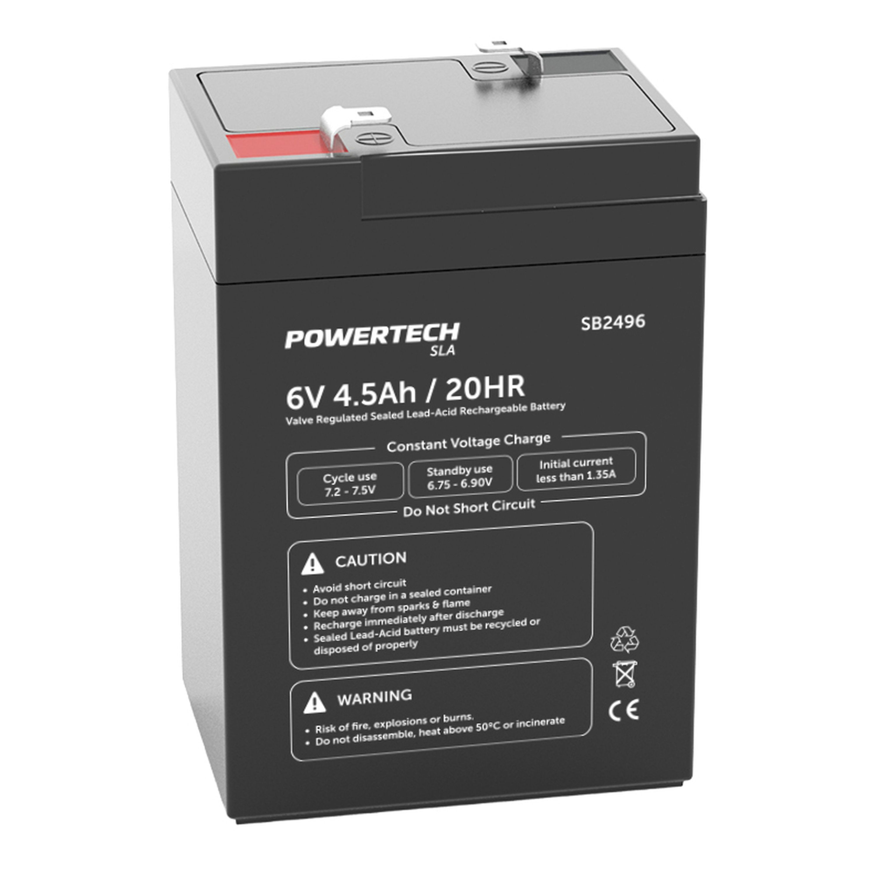 6V 4.5Ah SLA Battery