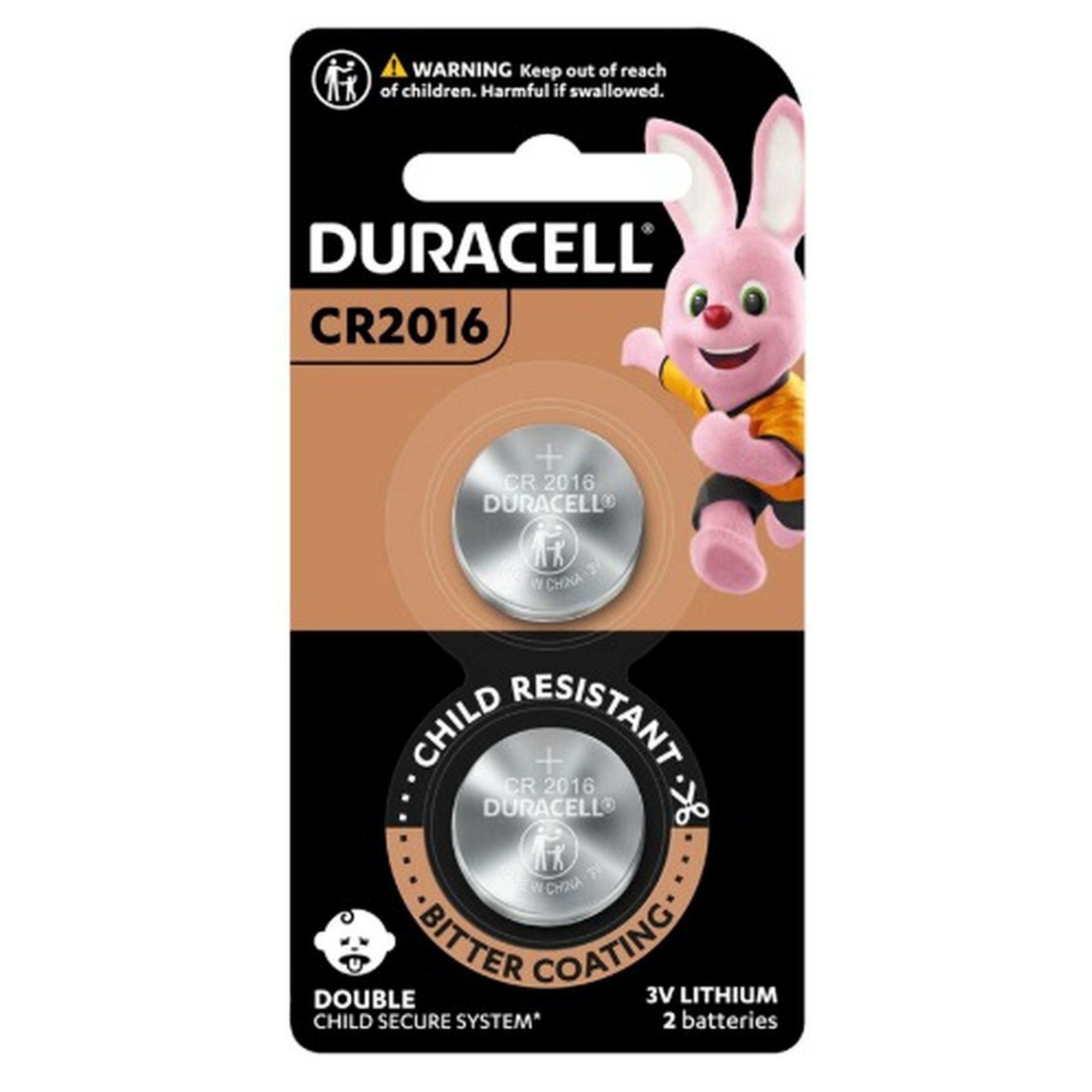 Duracell Specialty CR2016 2PK