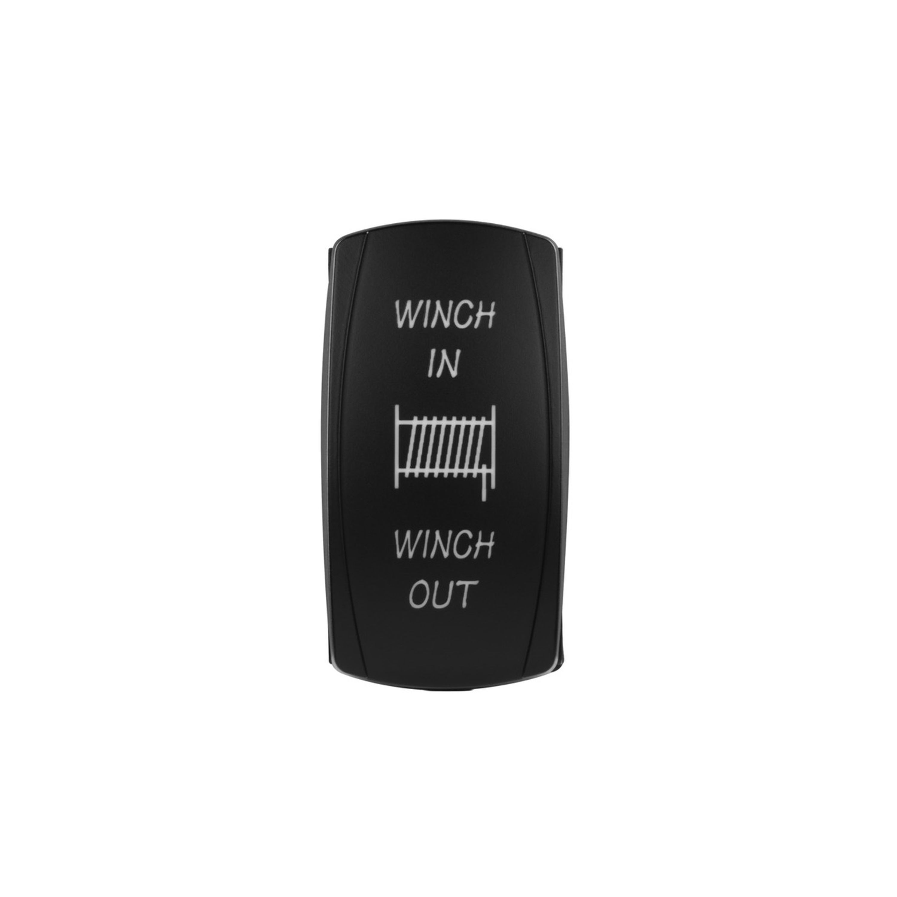 Centre-off Momentary Rocker Switch with Blue Light