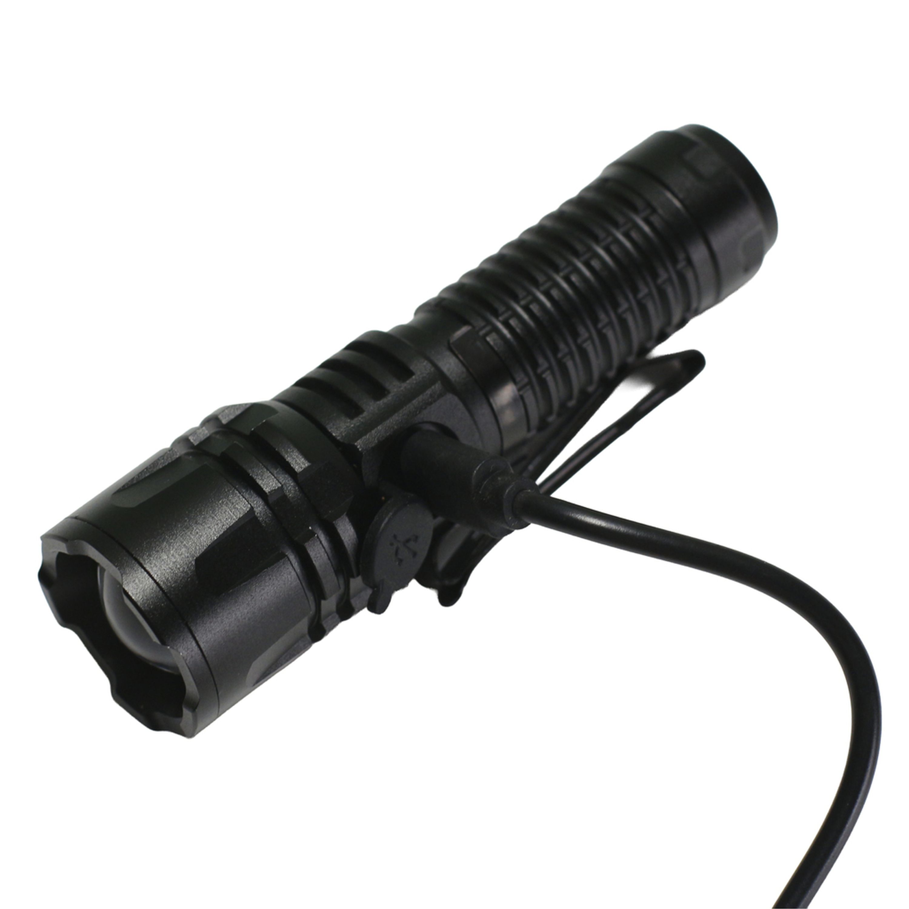 500LM Rechargeable Slide Focus LED Torch