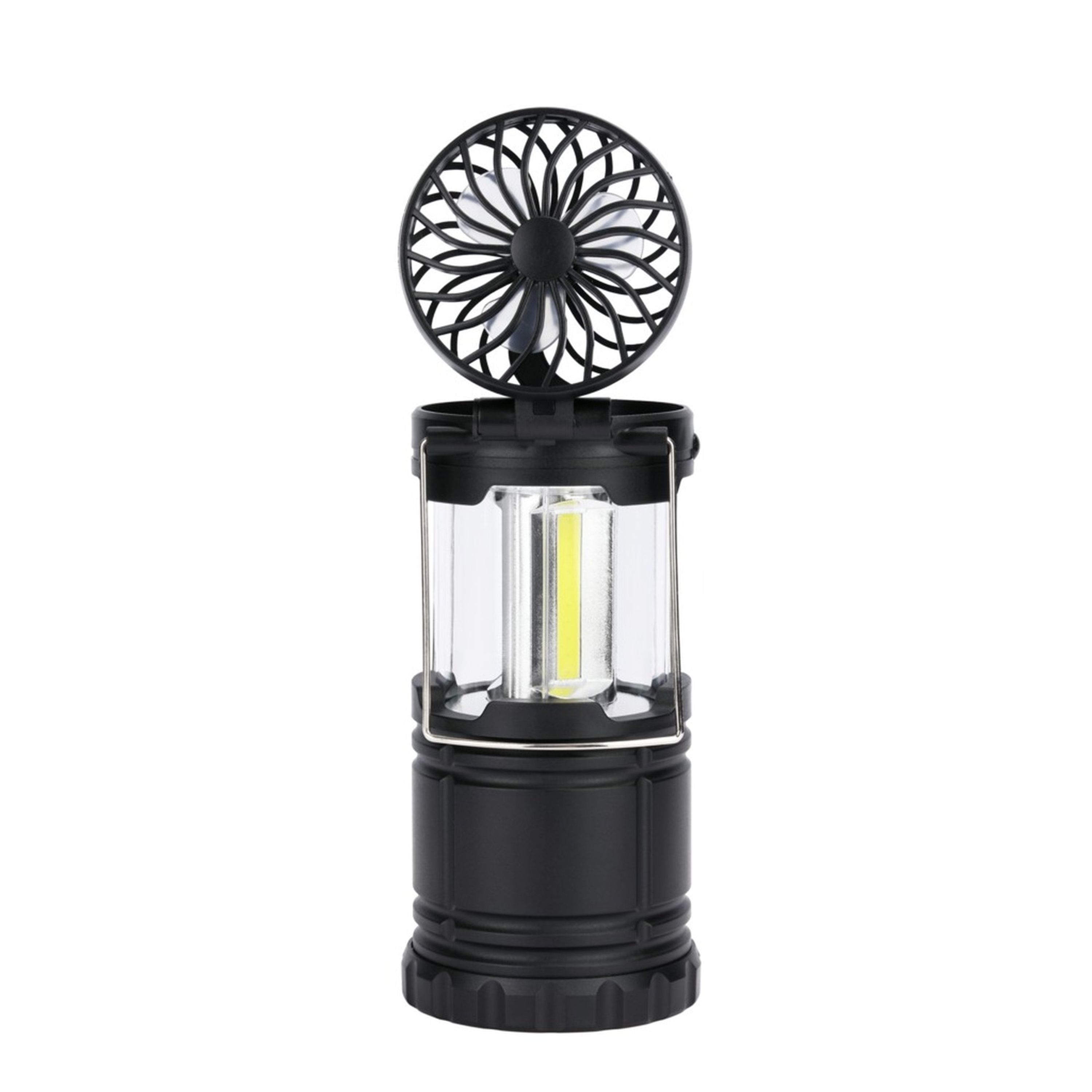 2-in-1 Collapsible LED Lantern with Fan