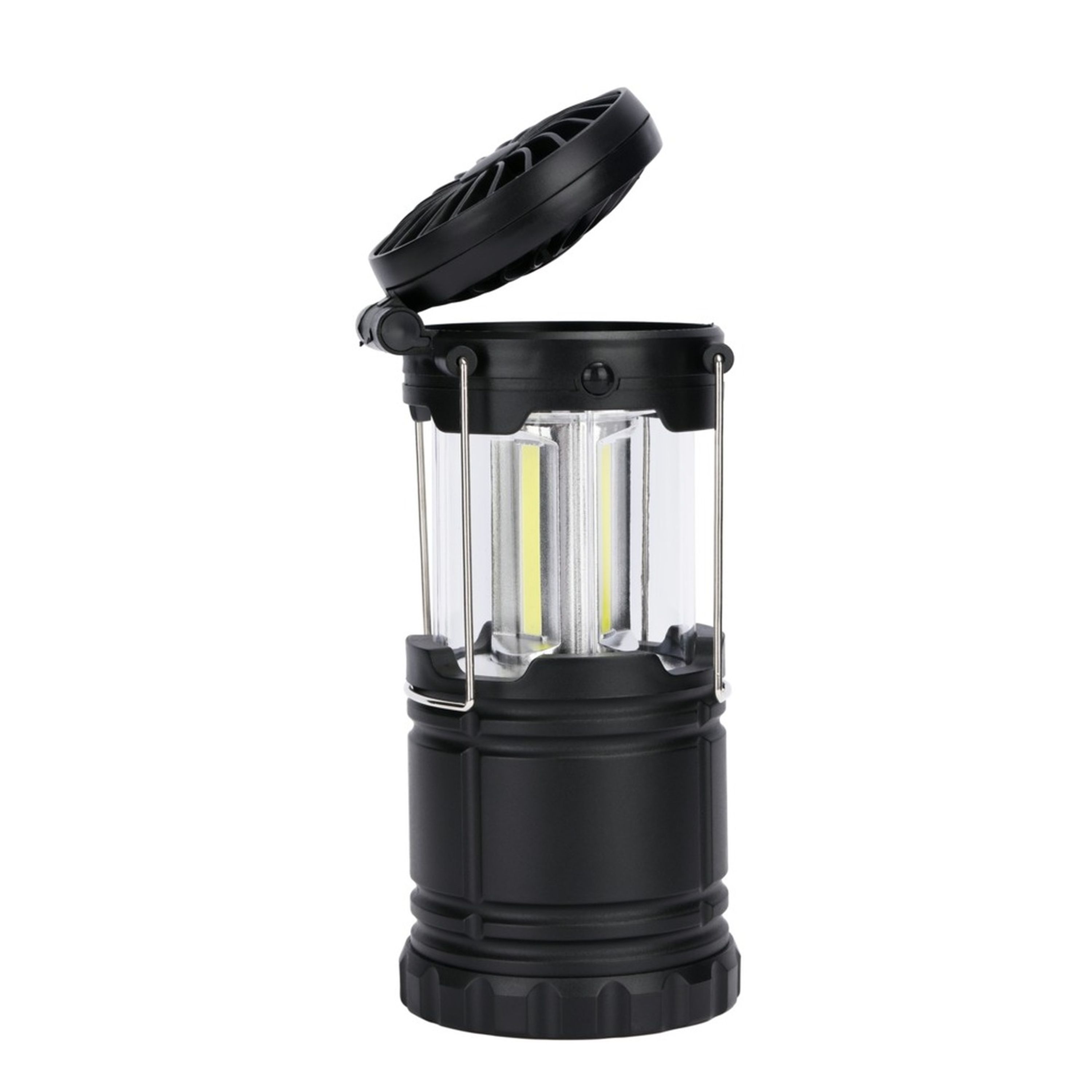2-in-1 Collapsible LED Lantern with Fan
