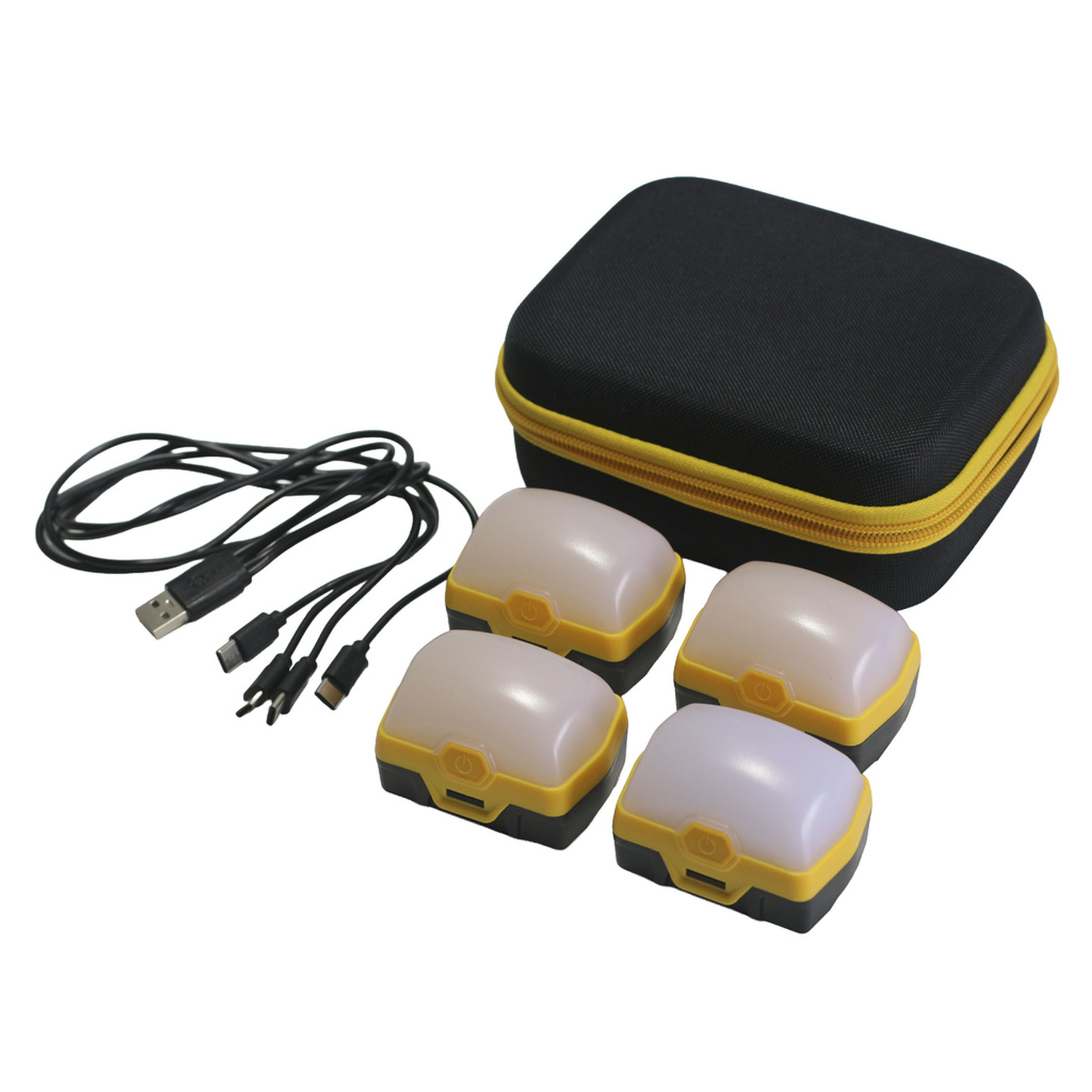 Rechargeable LED Camp Lantern 4 Pack