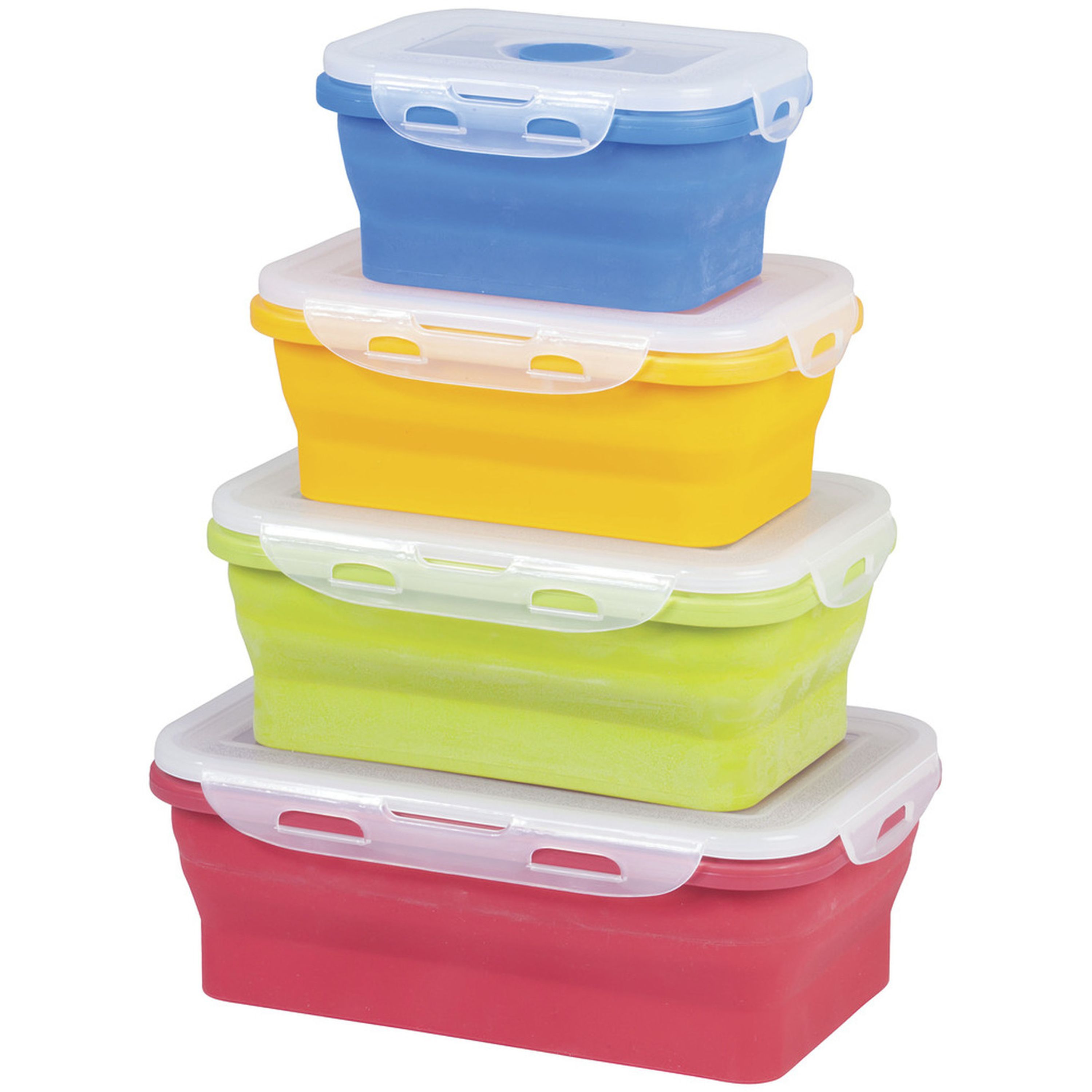 4 Pack Collapsible Container Set 400ml-1300ml