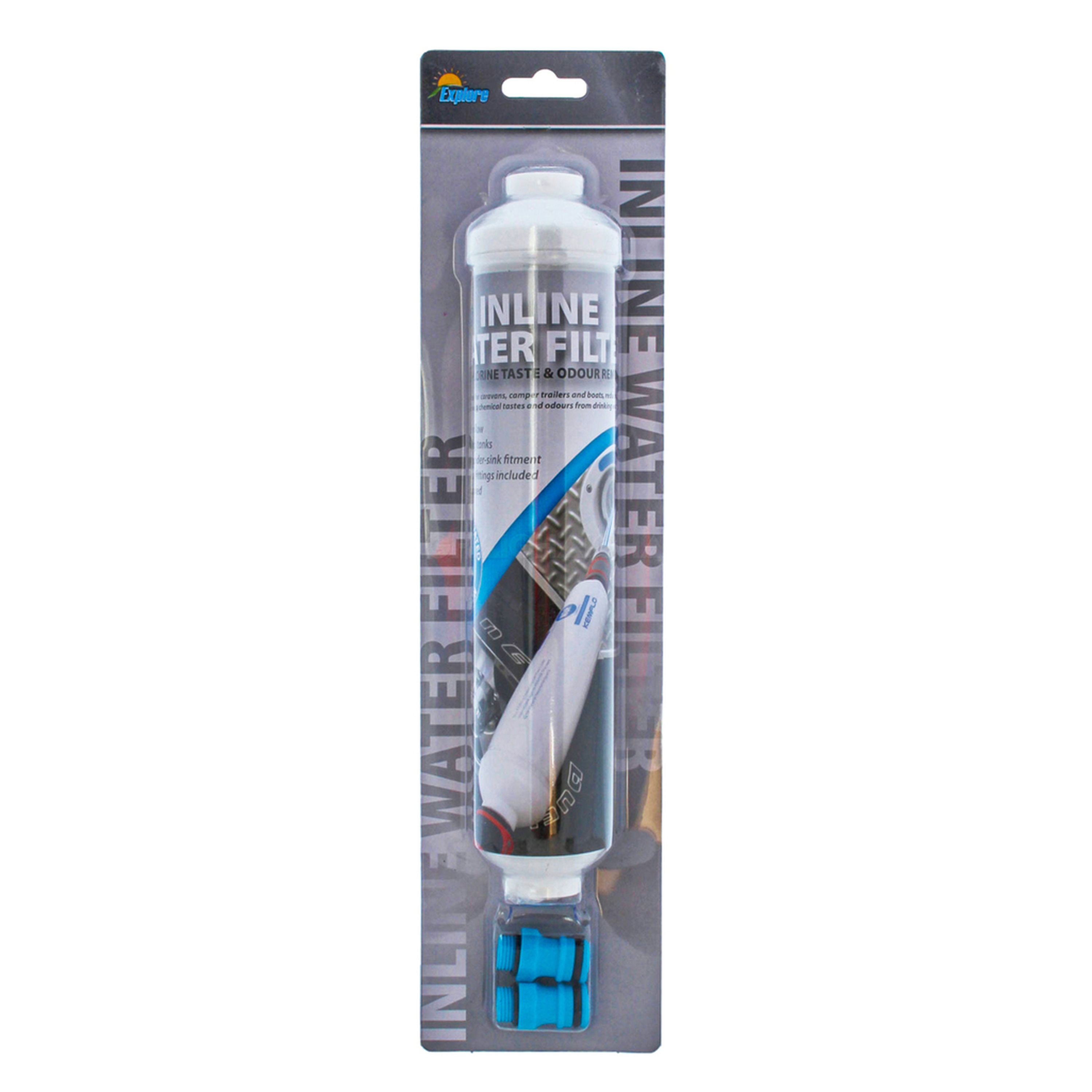 Haigh In-Line Water Filter 254 x 50mm with Standard Hose Fittings