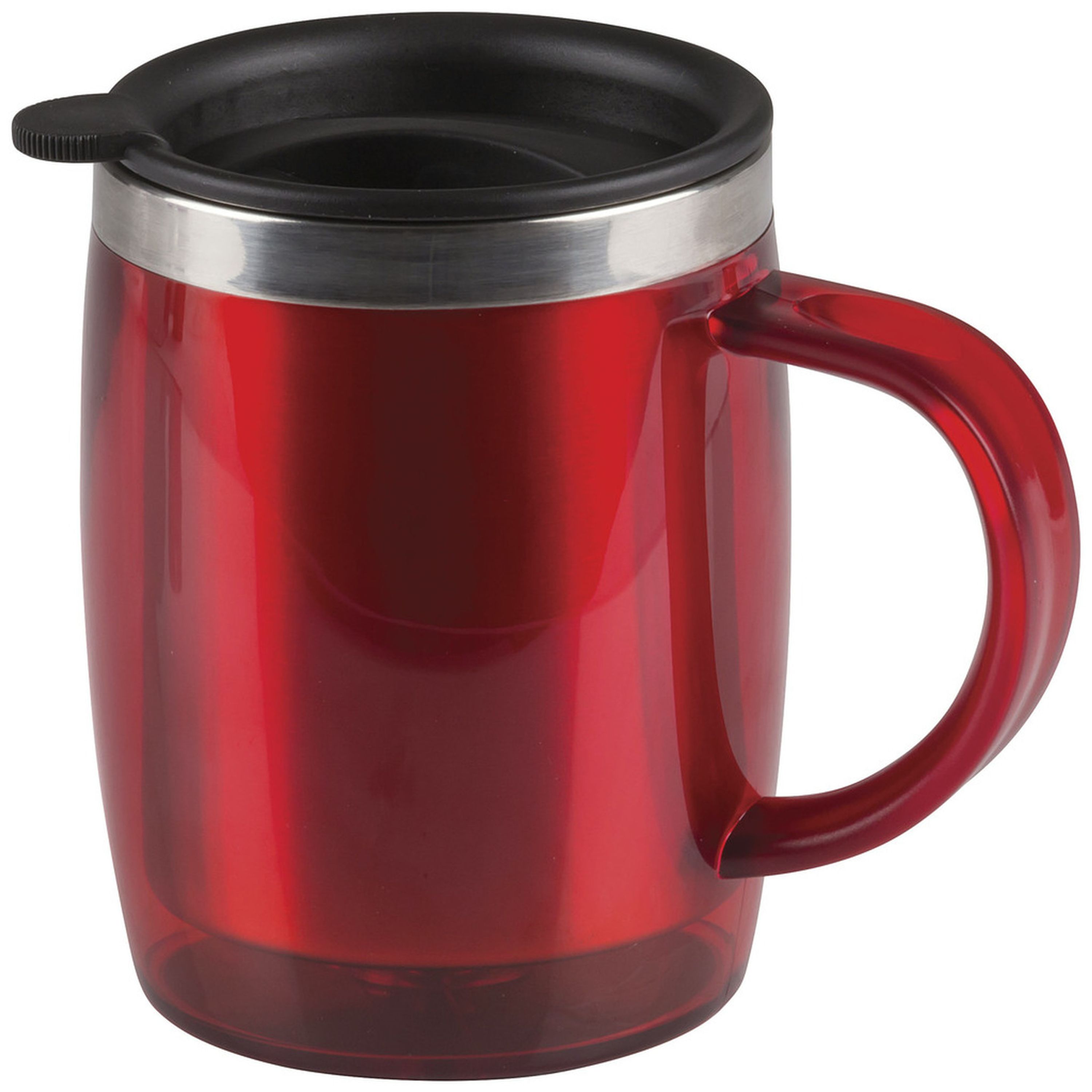 Rovin 450ml Red Double Wall Travel Mug
