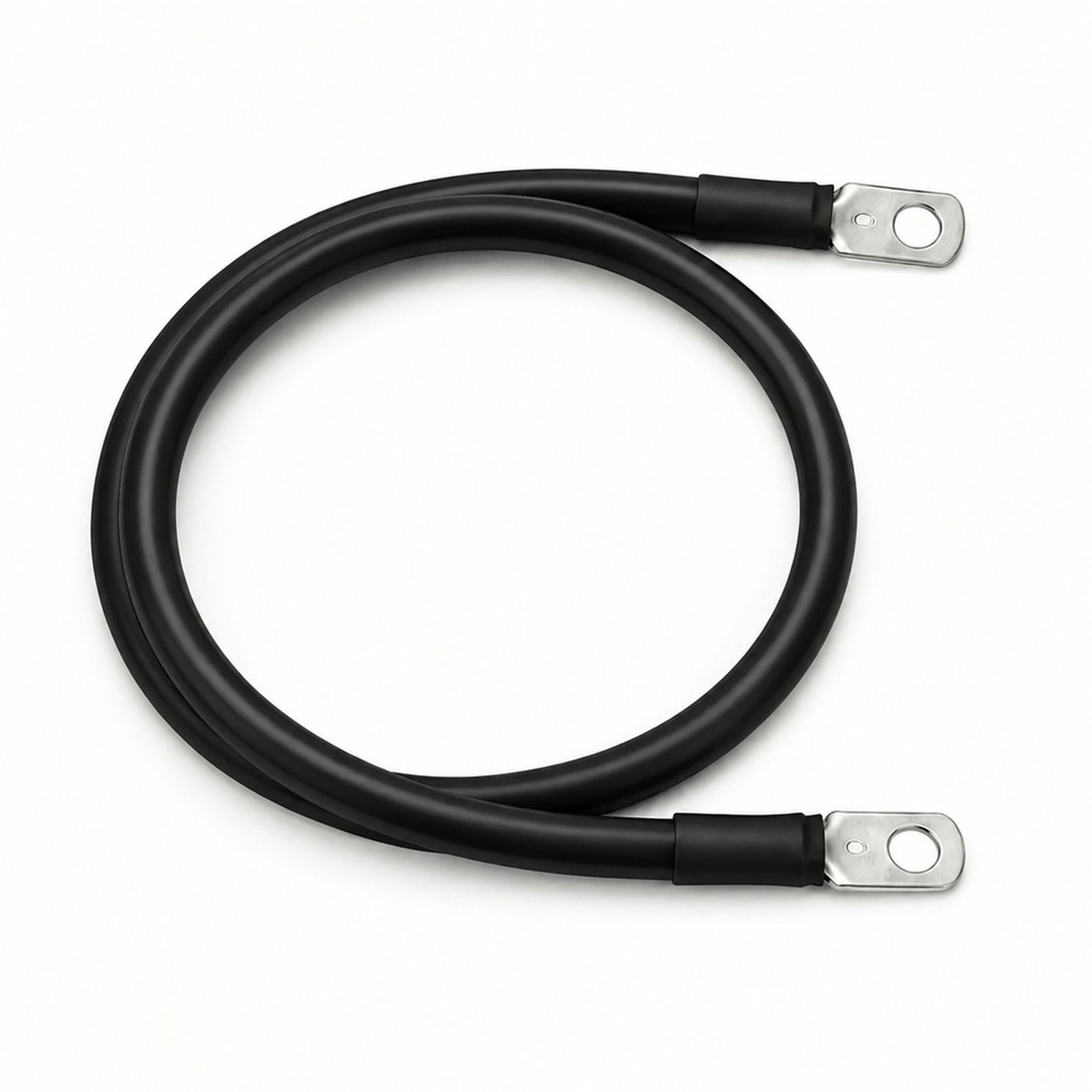 2 Gauge Tinned Battery Power Lead - Black - 2330mm