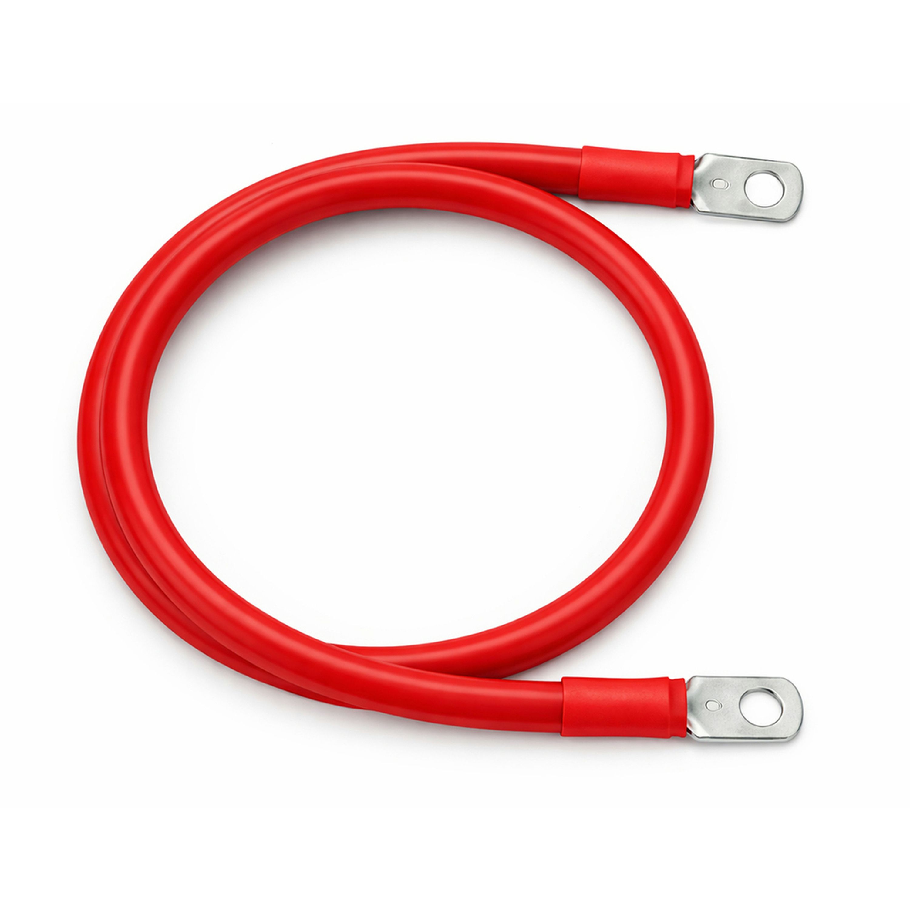 6 Gauge Tinned Battery Power Lead - Red - 1220mm