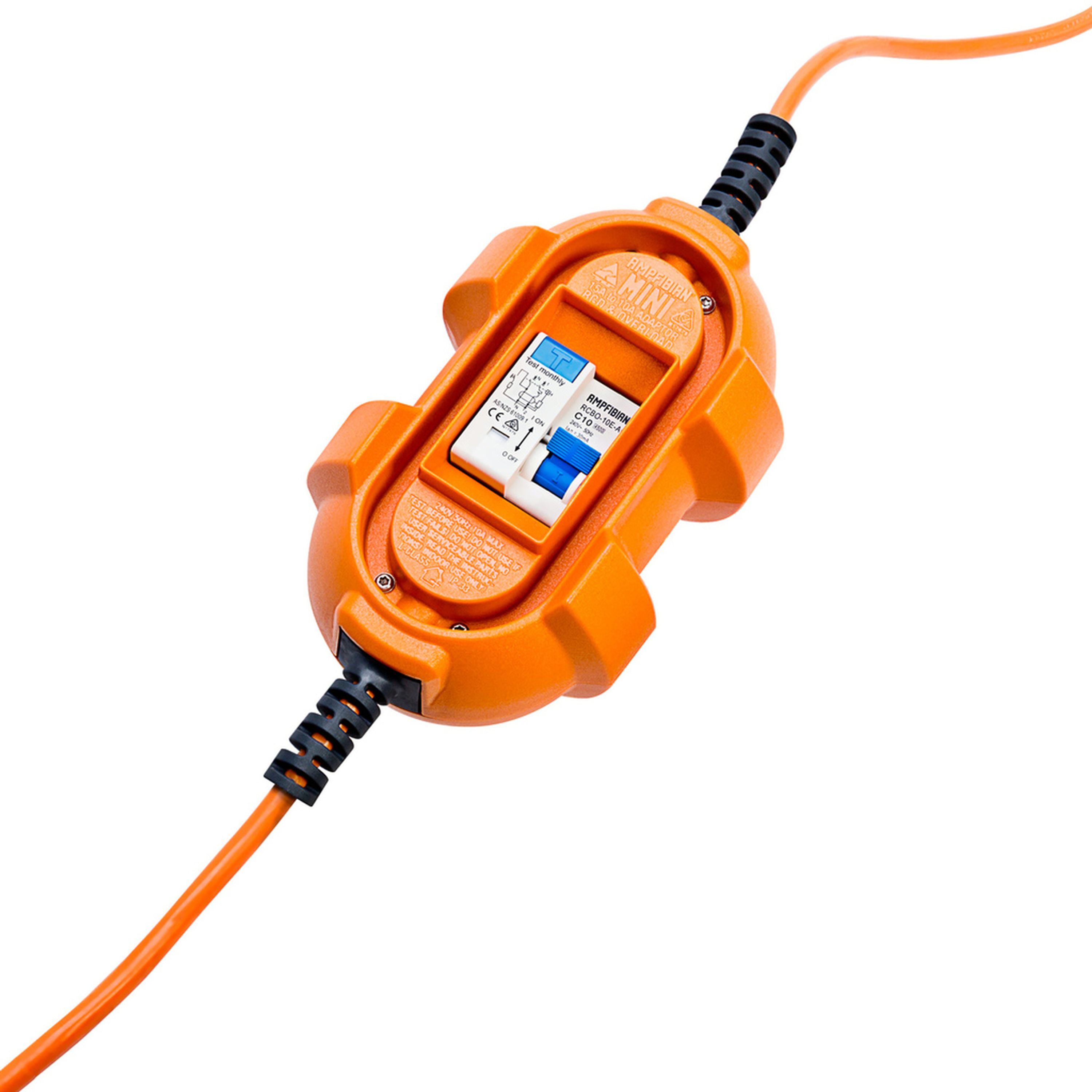 Ampfibian Mini Adapter with Residual Current Circuit Breaker