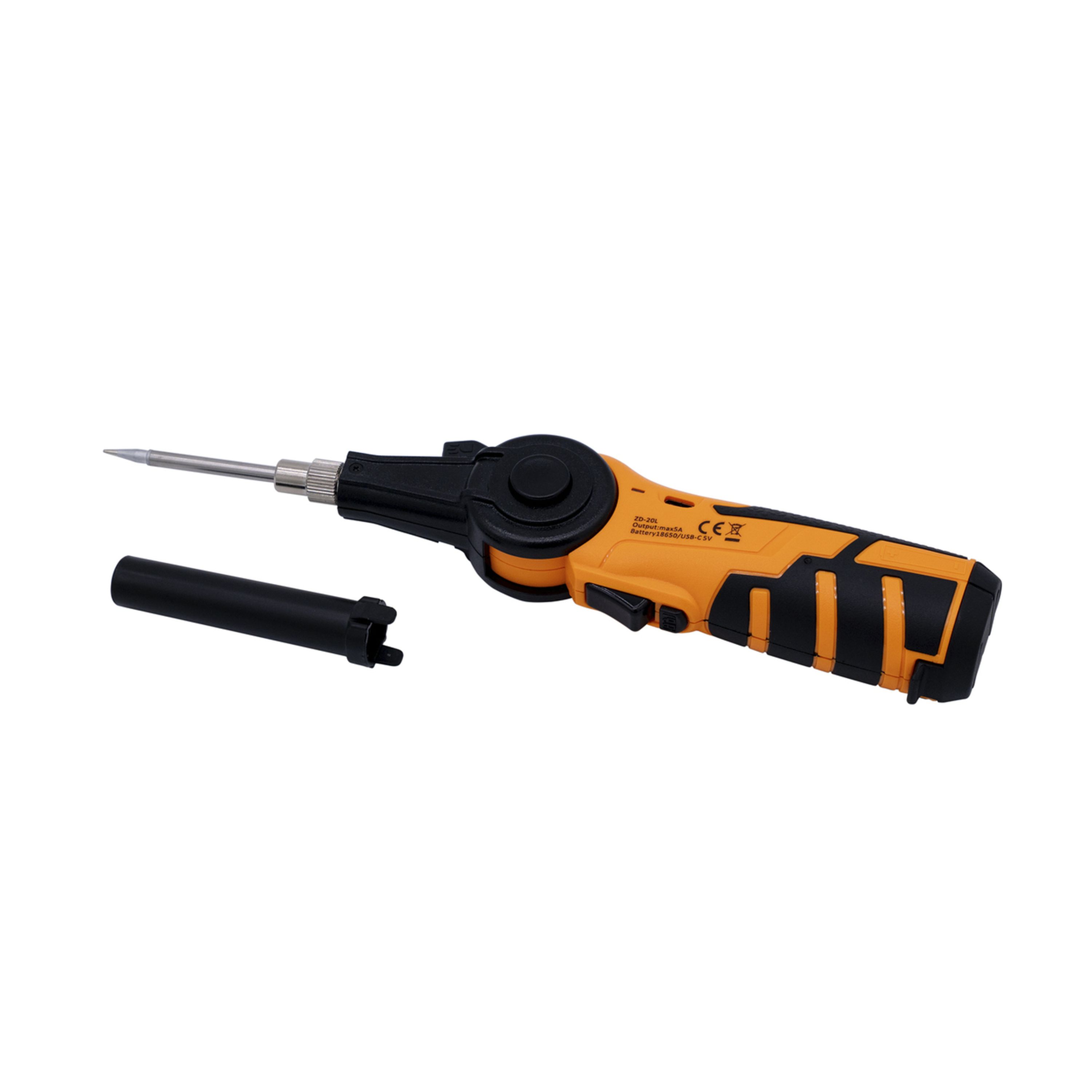 Rechargeable Soldering Iron With Pivoting Head 